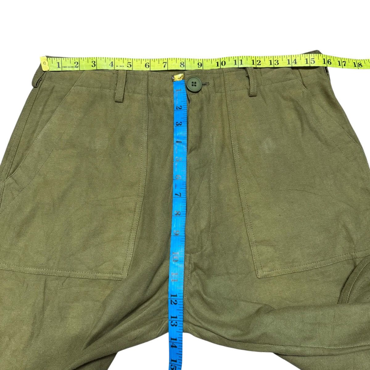 Japanese Brand Broken Base Sunfaded Fatigue Pants Size US 31 - 15 Thumbnail