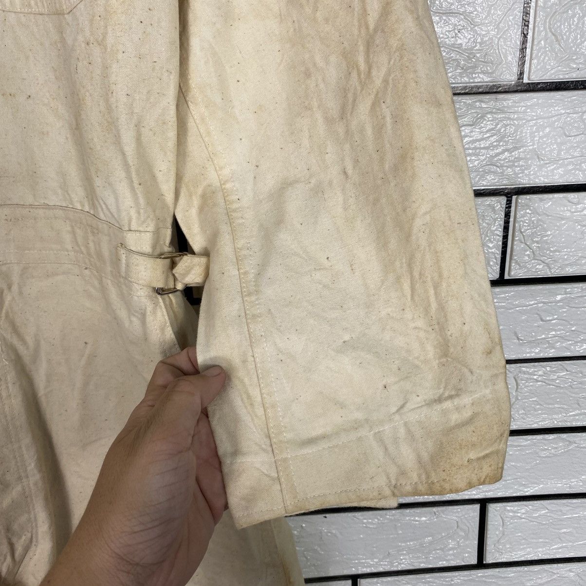 Japanese Brand Tokyo Hino Diesel Coverall Worker Duck Canvas Detroit Size US 30 / EU 46 - 10 Thumbnail