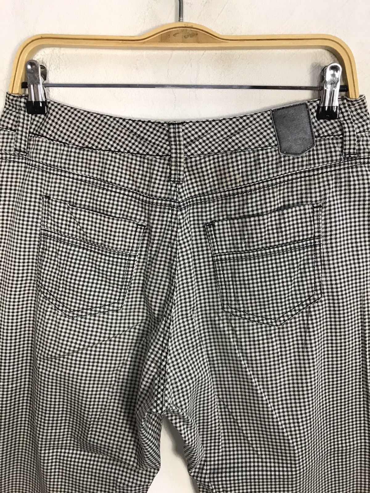 Japanese Brand × Vintage Michiko London Jeans Design Plaid Zipper Short Pants Size US 30 / EU 46 - 10 Thumbnail