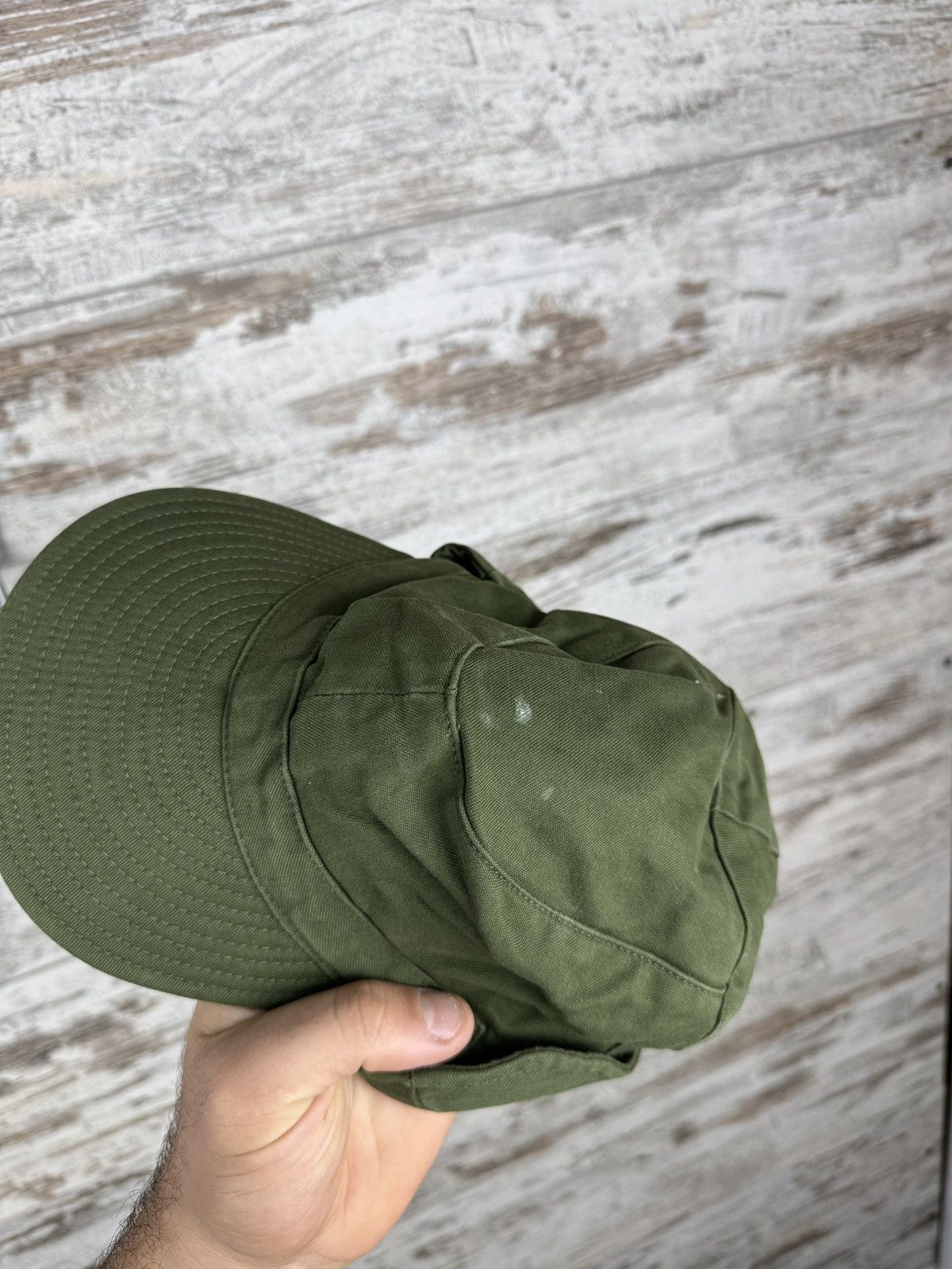 Vintage Vintage Swedish Army Military Earwarmer Flap Ear Cap Hat Size ONE SIZE - 6 Thumbnail