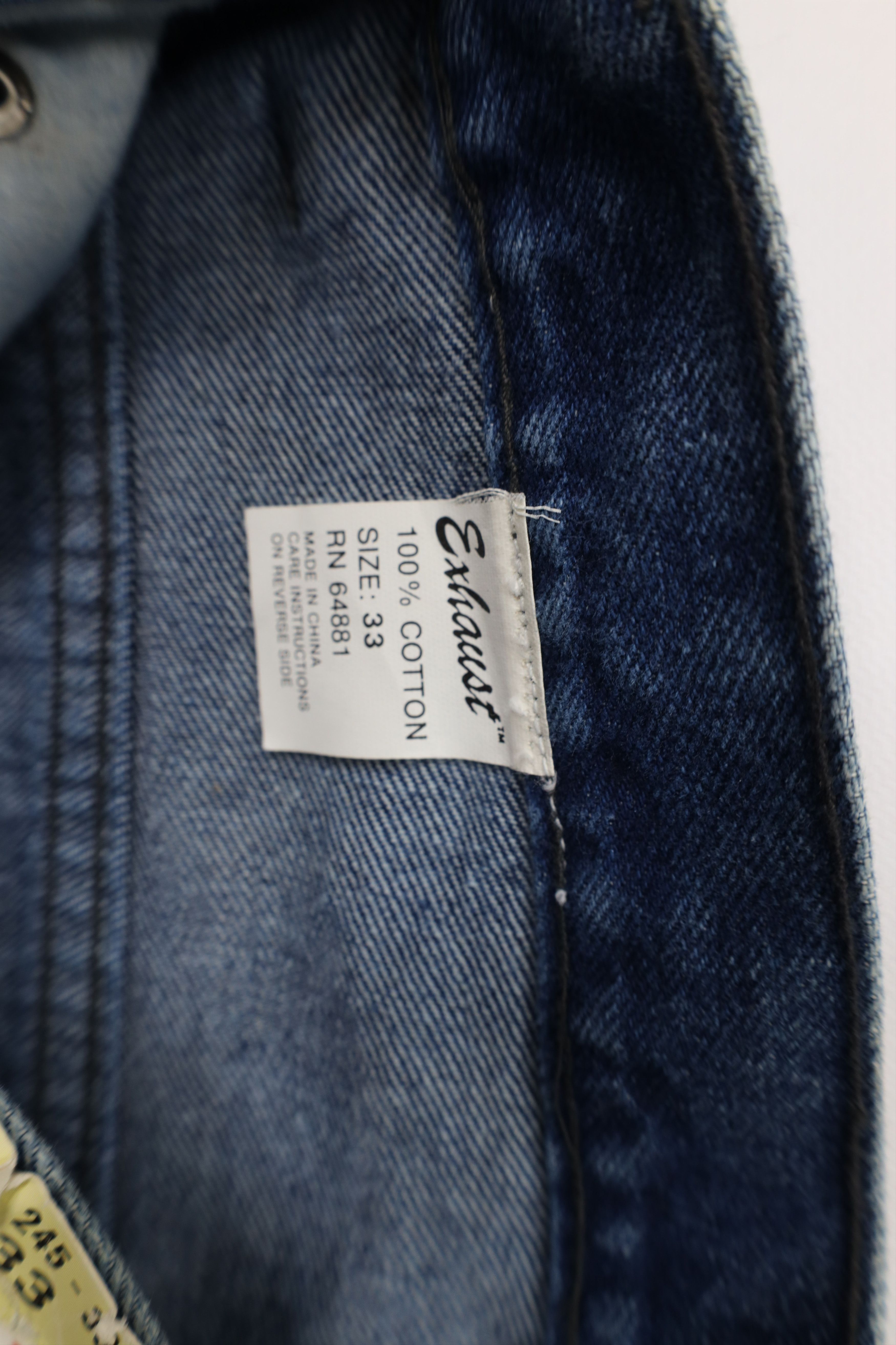 Vintage Deadstock Vintage 90s Streetwear Skateboard Jeans 8 Ball Size US 33 - 9 Thumbnail