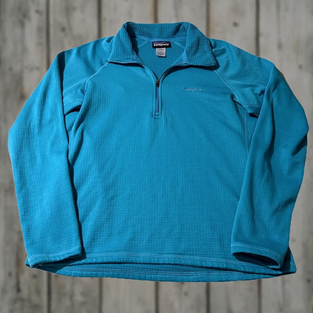 Patagonia VINTAGE Patagonia Regulator Quarter Zip Pullover Blue M Women Jacket XS? Size M / US 6-8 / IT 42-44 - 1 Thumbnail