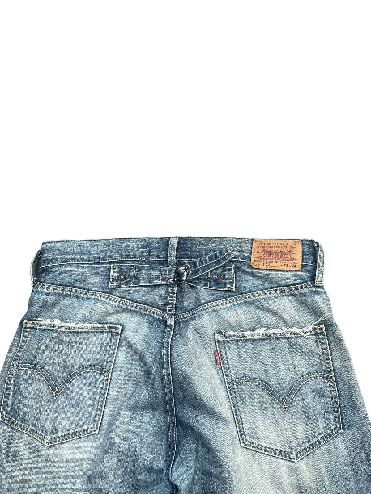 Levi's × Vintage Vintage 2008 Levis Lot 203 Faded & Distresed Size US 35 - 9 Thumbnail