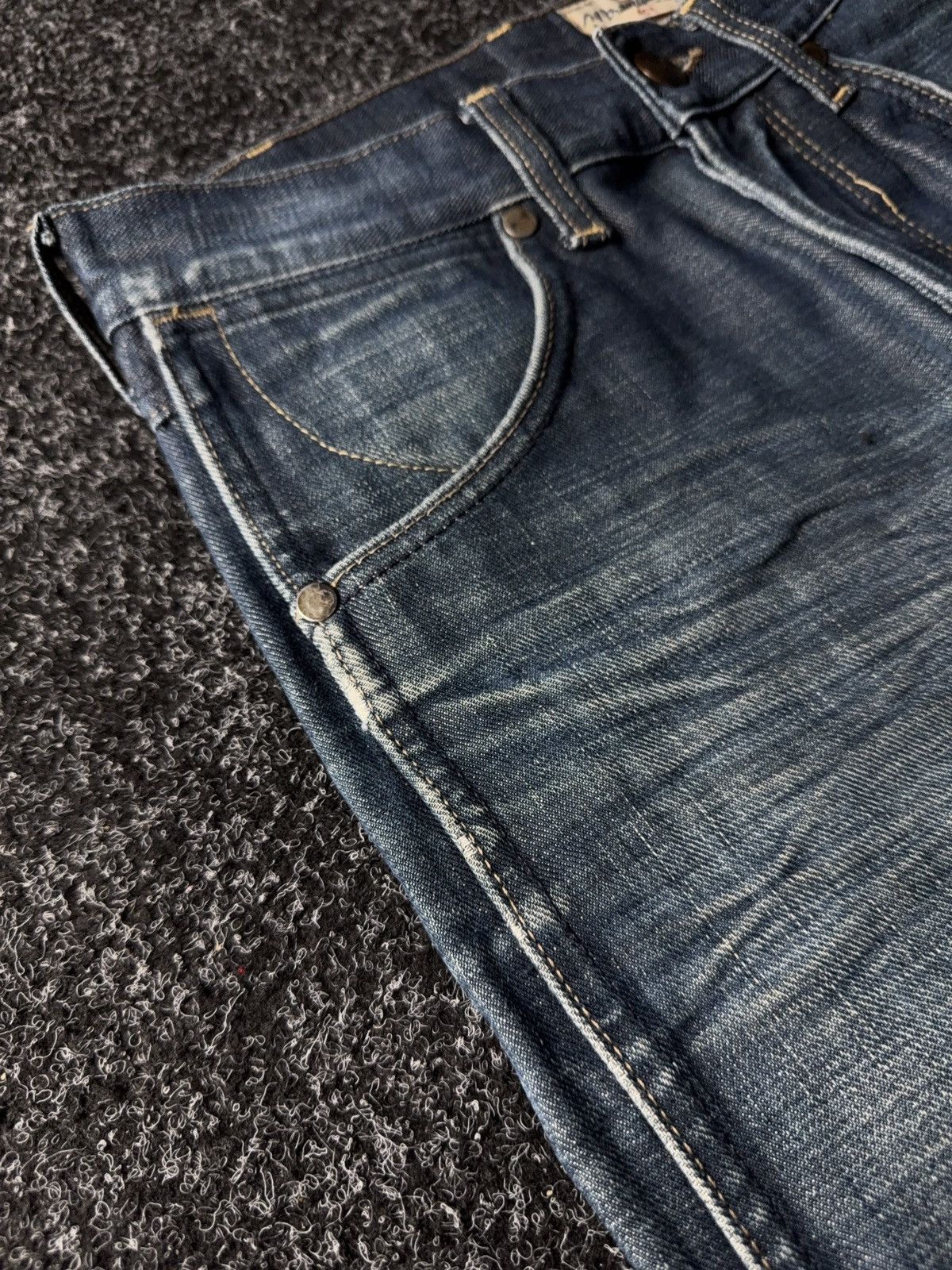 Wrangler Western Cowboy Wrangler ACE 1947 Vintage Button Denim Jeans Size US 28 / EU 44 - 6 Thumbnail