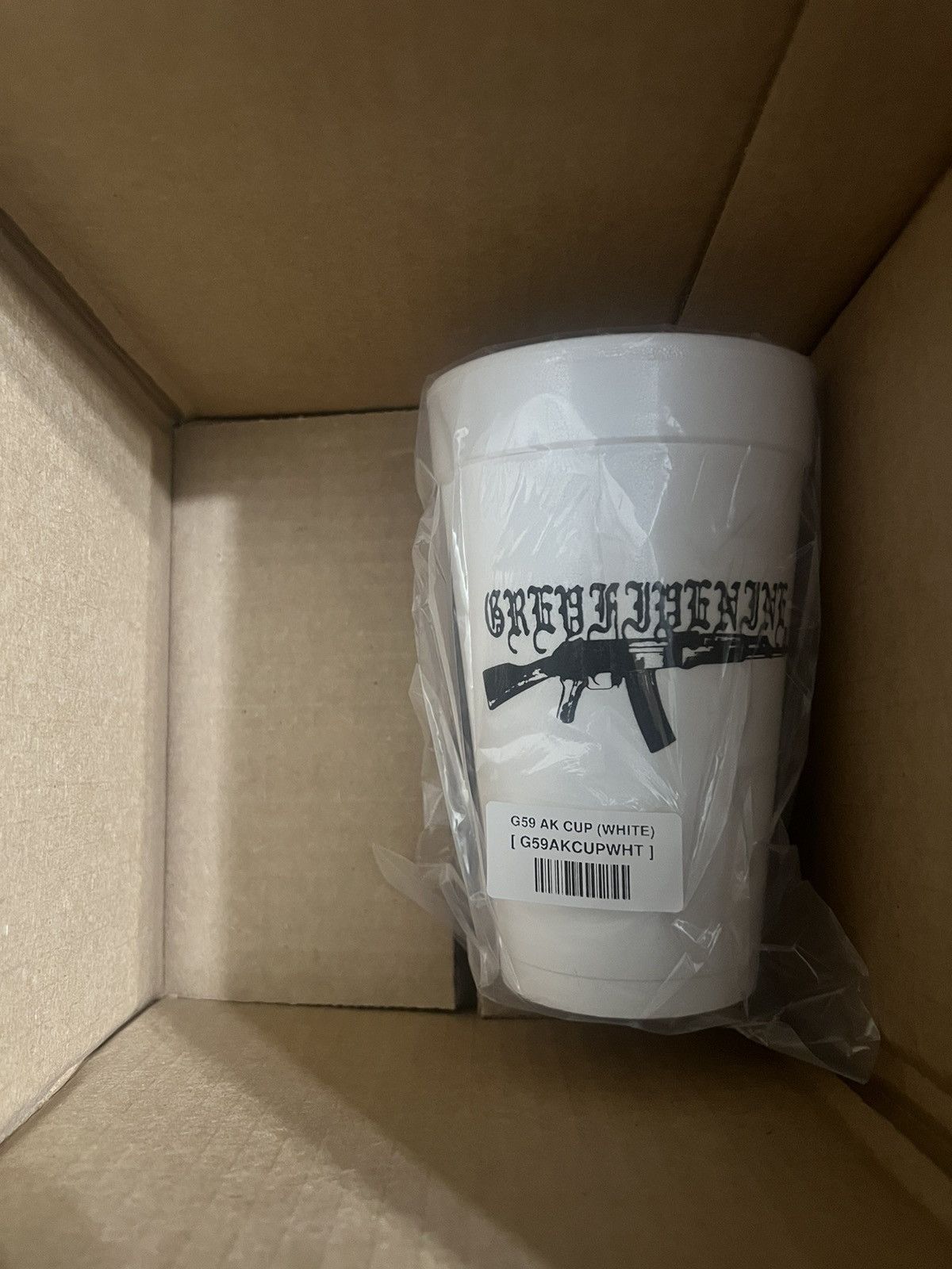 Fuck The Population × G59 Records G59 Records Suicideboys ak styrofoam cup Size ONE SIZE - 1 Thumbnail