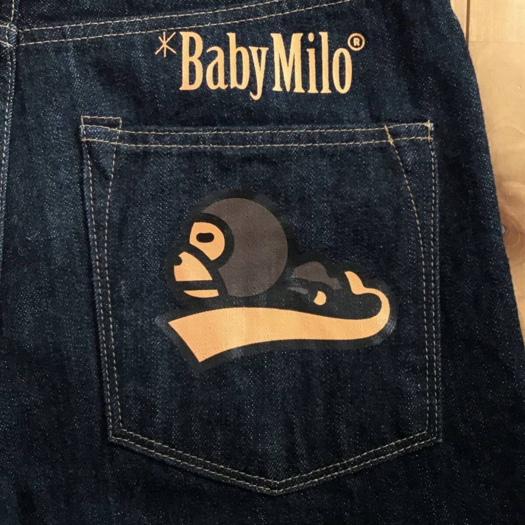 Bape BAPE milo logo denim pants a bathing ape NIGO ★size S Size US 30 / EU 46 - 5 Thumbnail