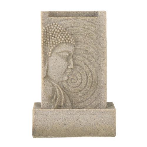 Designer × Homemade 9x6.5x14" Indoor Buddha Water Fountain, Polyresin Tabletop F Size US L / EU 52-54 / 3 - 7 Thumbnail