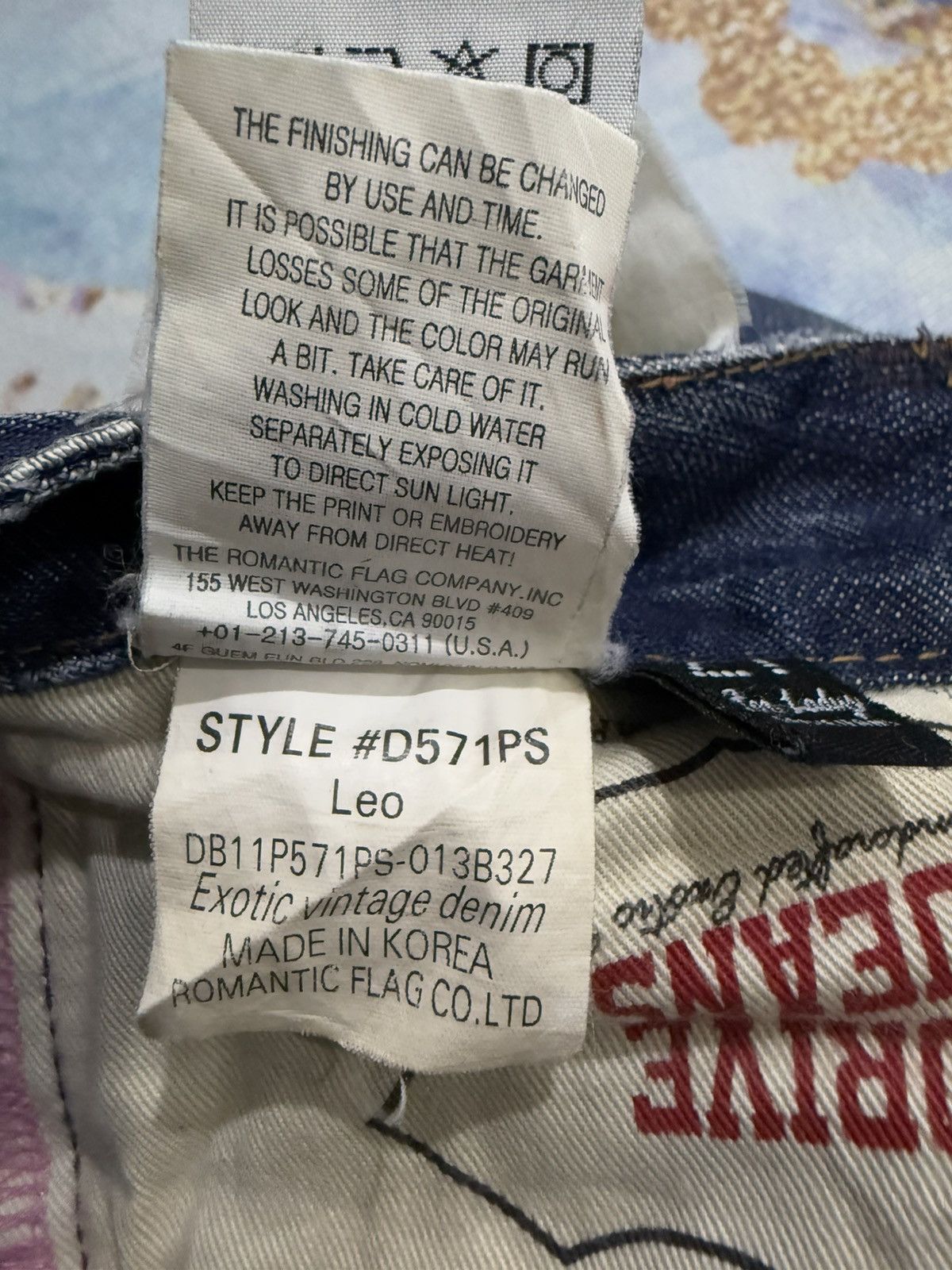 Japanese Brand DRIVE JEANS FLARED BOOTCUT JEANS Size 29" - 16 Thumbnail