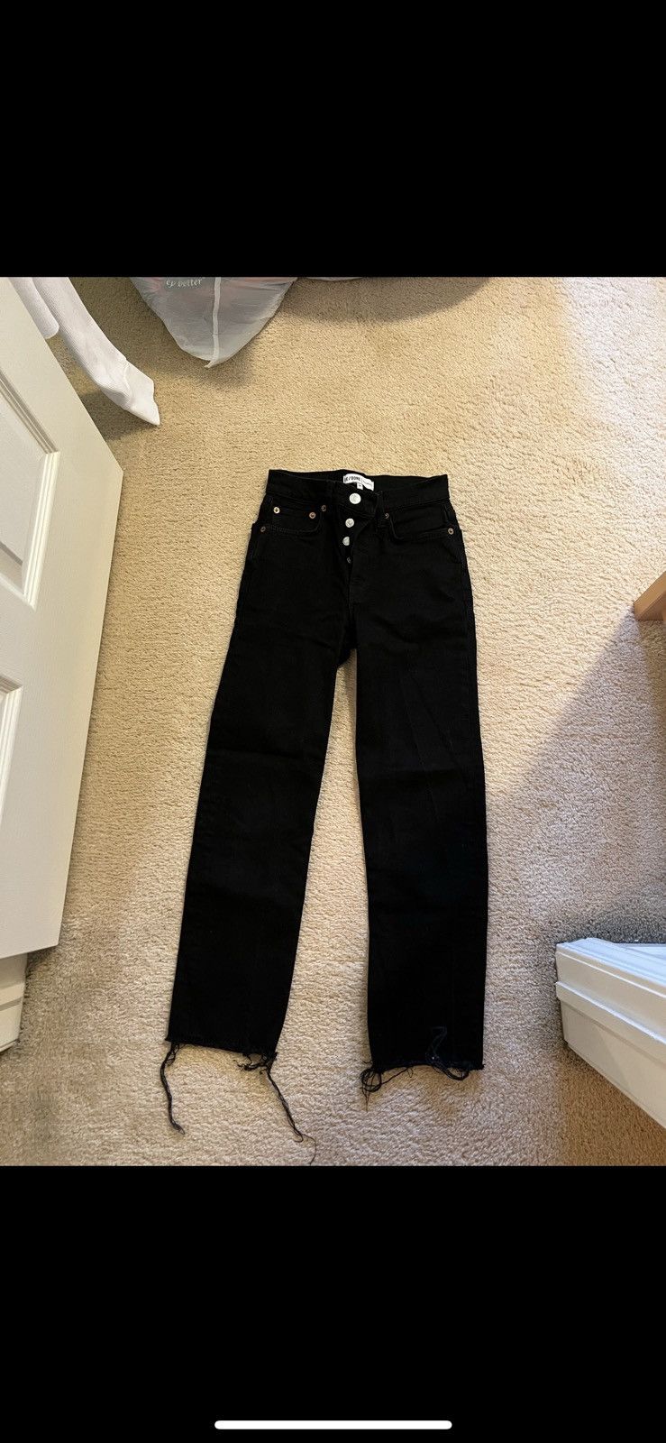image of Redone Re/done Originals in Black, Women's (Size 24)