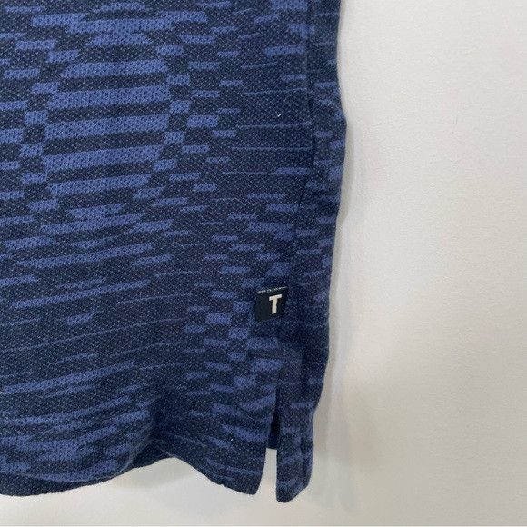 Ted Baker Ted Baker London Regular Fit Zip Up Short Sleeve Polo 7/XXL Size US XXL / EU 58 / 5 - 6 Thumbnail