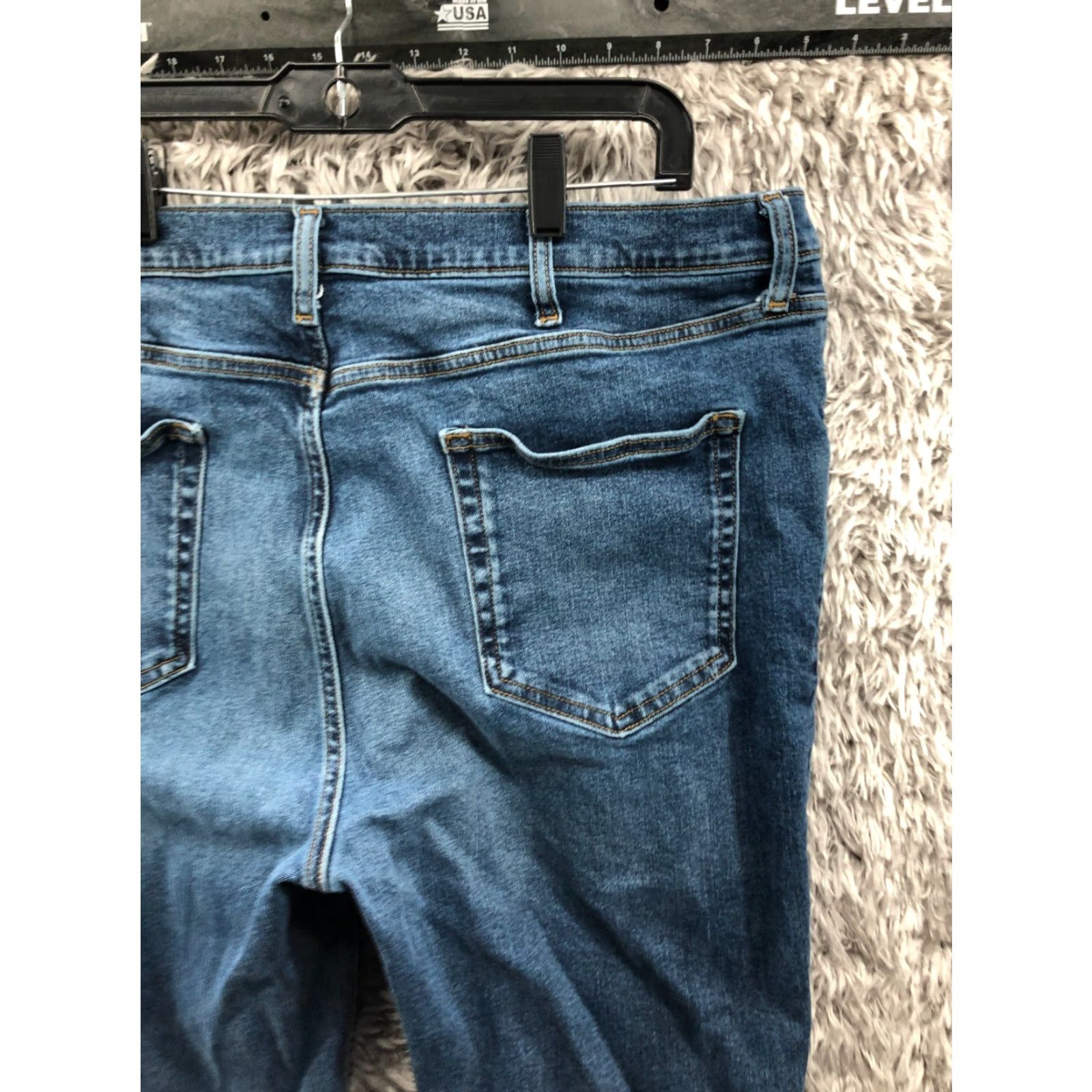 Vintage Goodthreads Jeans Slim Straight Size 42 Mens Medium Wash Blue Denim 5-Pocket Straight Regular Size US 42 / EU 58 - 6 Thumbnail