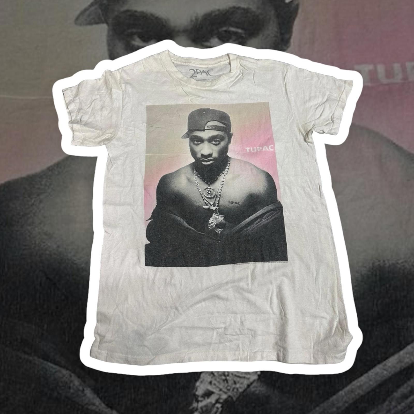 Designer Vintage 2Pac Graphic T-Shirt - Iconic Design Size US S / EU 44-46 / 1 - 1 Thumbnail