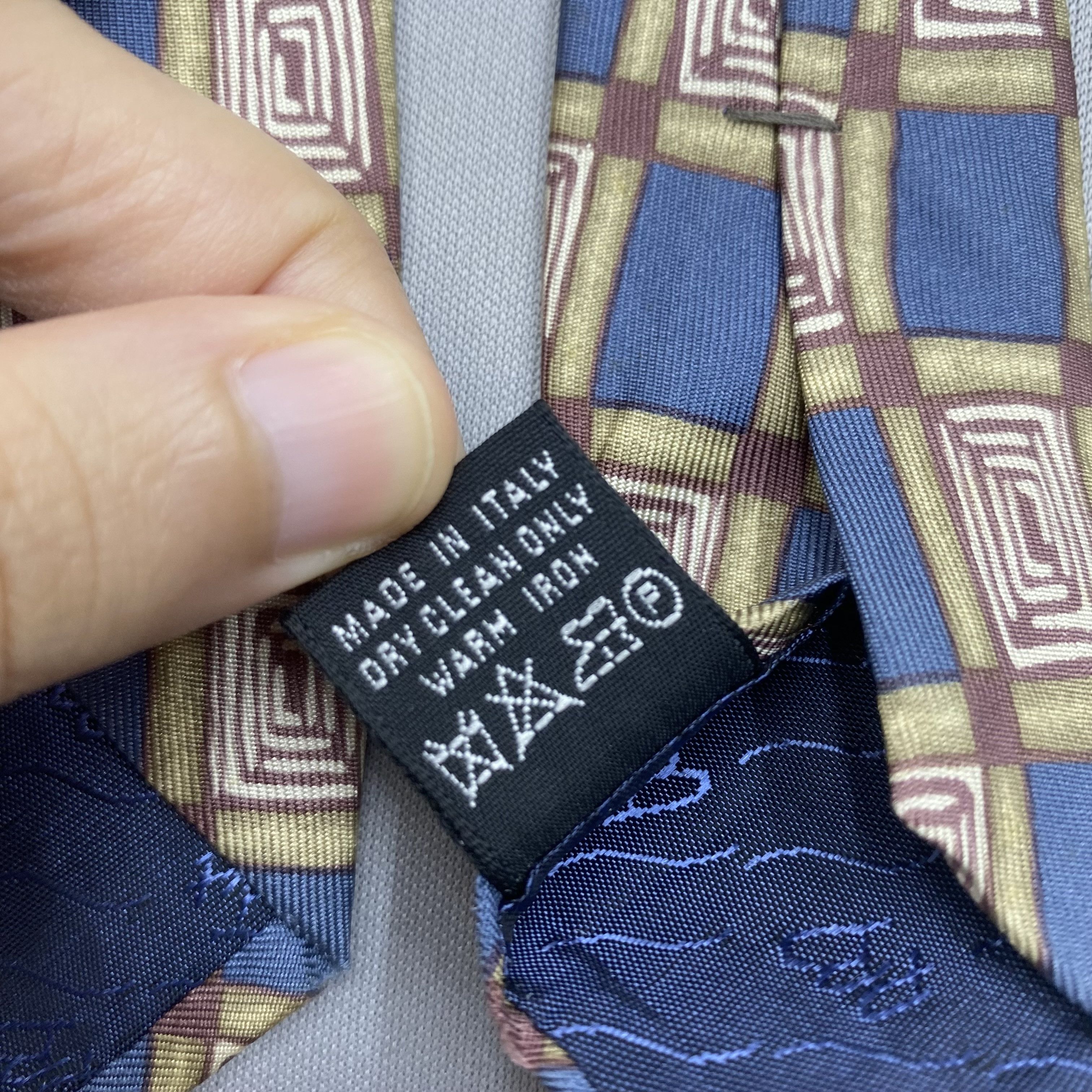 Japanese Brand Vintage Pierre Balmain SILK Necktie Cravate Pure Silk Size ONE SIZE - 7 Thumbnail