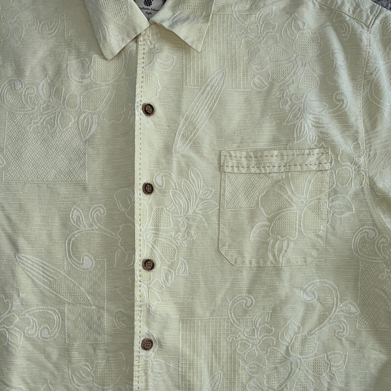 Vintage Vintage Jamaica Jaxx Yellow Floral Hawaiian Shirt Size US L / EU 52-54 / 3 - 2 Thumbnail
