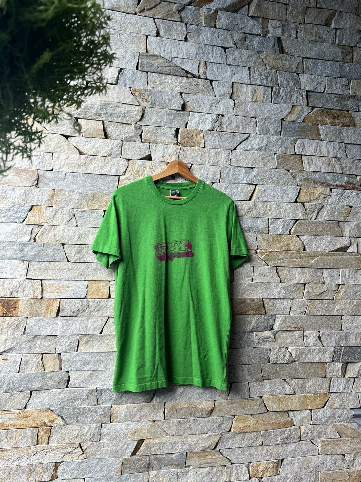 T-shirt Vintage Fox Racing - Noir, Manches Longues, Taille M - Homme
