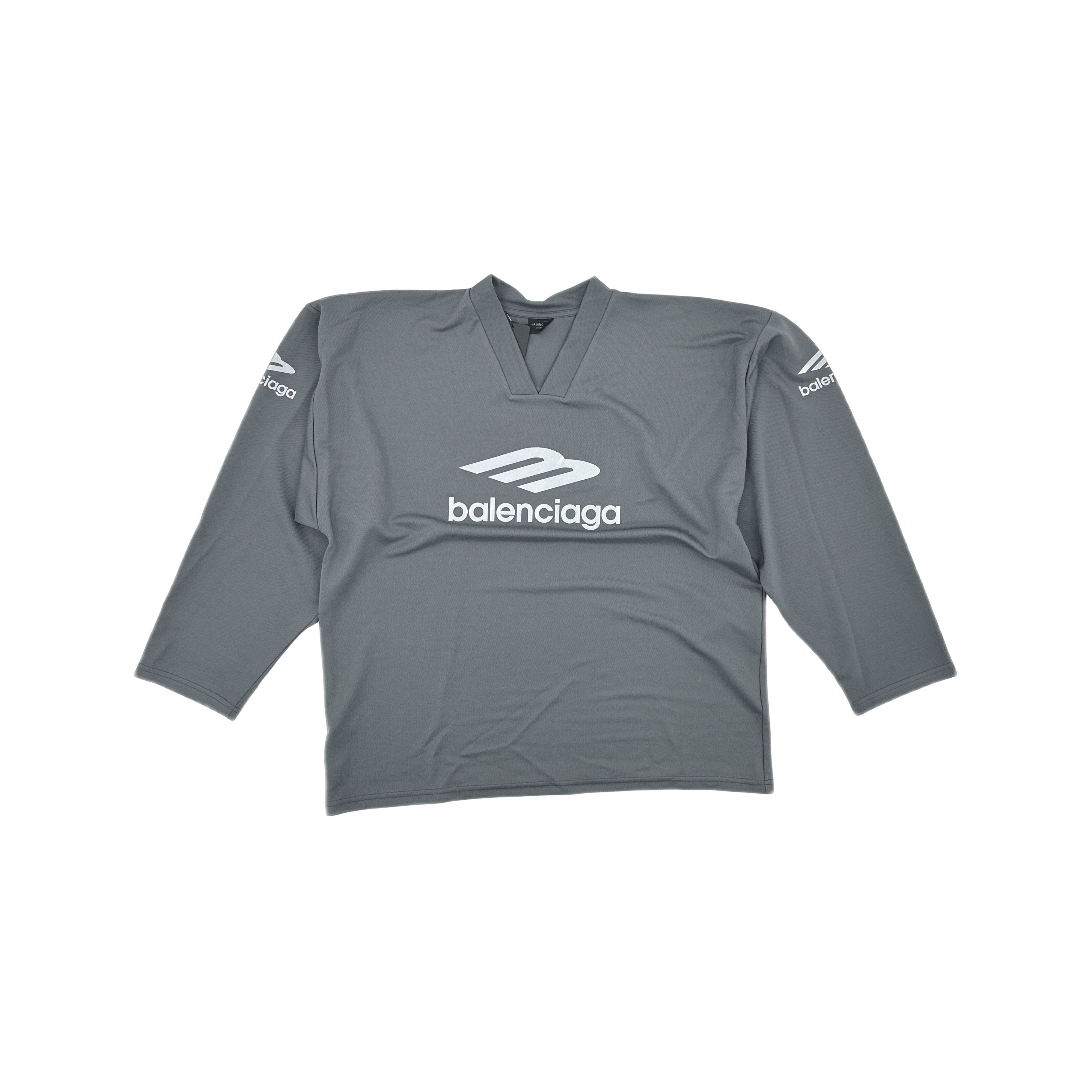 Balenciaga Balenciaga Skiwear Logo Print V-Neck Jersey S Size US S / EU 44-46 / 1 - 1 Thumbnail