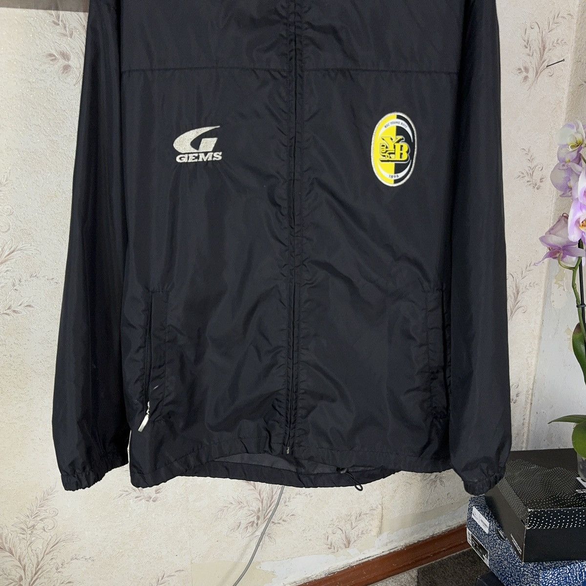 Vintage Vintage Gems BSC Young Boys 2001 Light jacket Nylon Black Size US XL / EU 56 / 4 - 7 Thumbnail