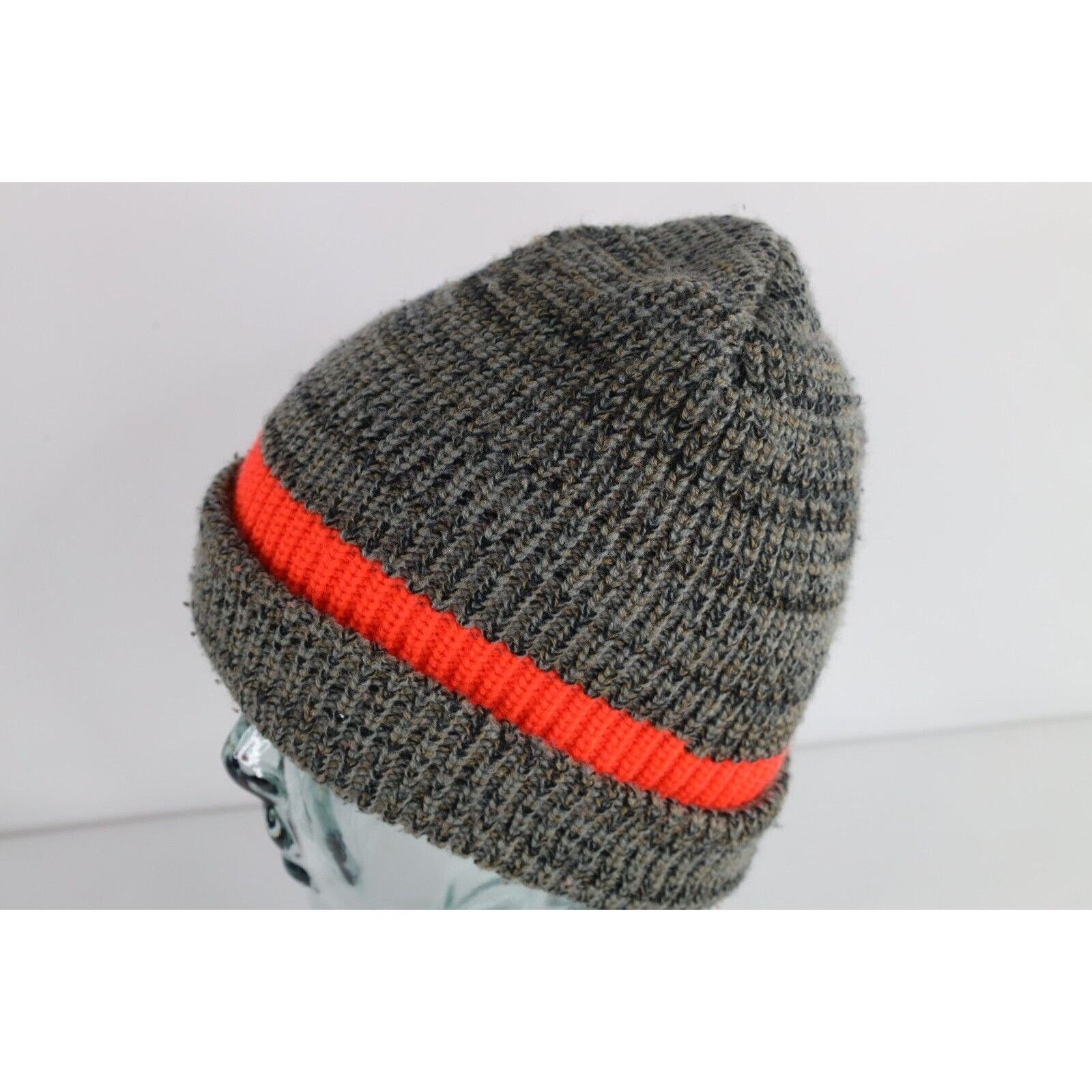 Vintage Vintage 90s Streetwear Reversible Ribbed Knit Beanie Hat Size ONE SIZE - 2 Thumbnail