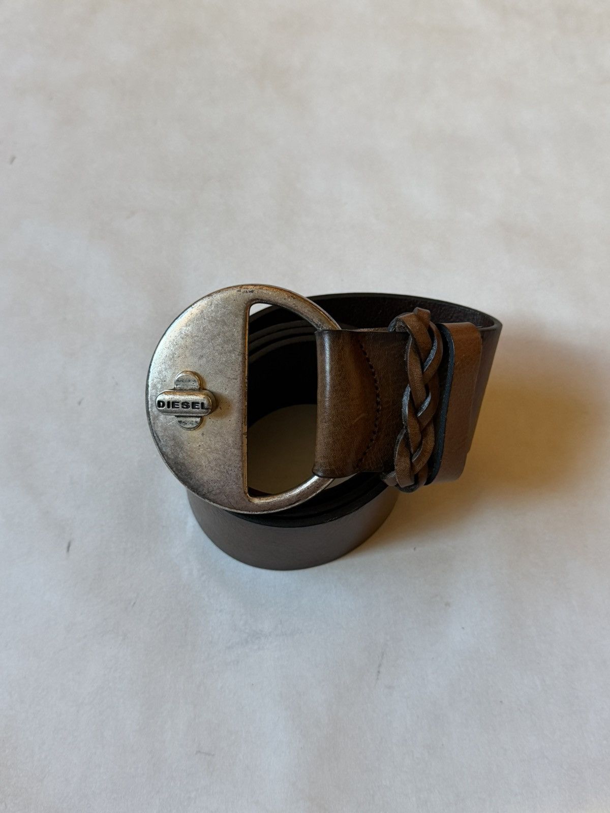 Diesel Diesel Western Cowboy Style Vintage Buckle Belt Leather Size ONE SIZE - 1 Thumbnail