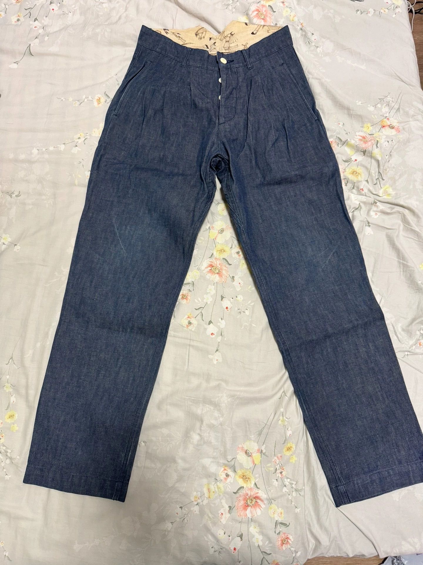 Visvim visvim 18ss ict Premium limited washed denim Kendo pants Size US 30 / EU 46 - 1 Thumbnail