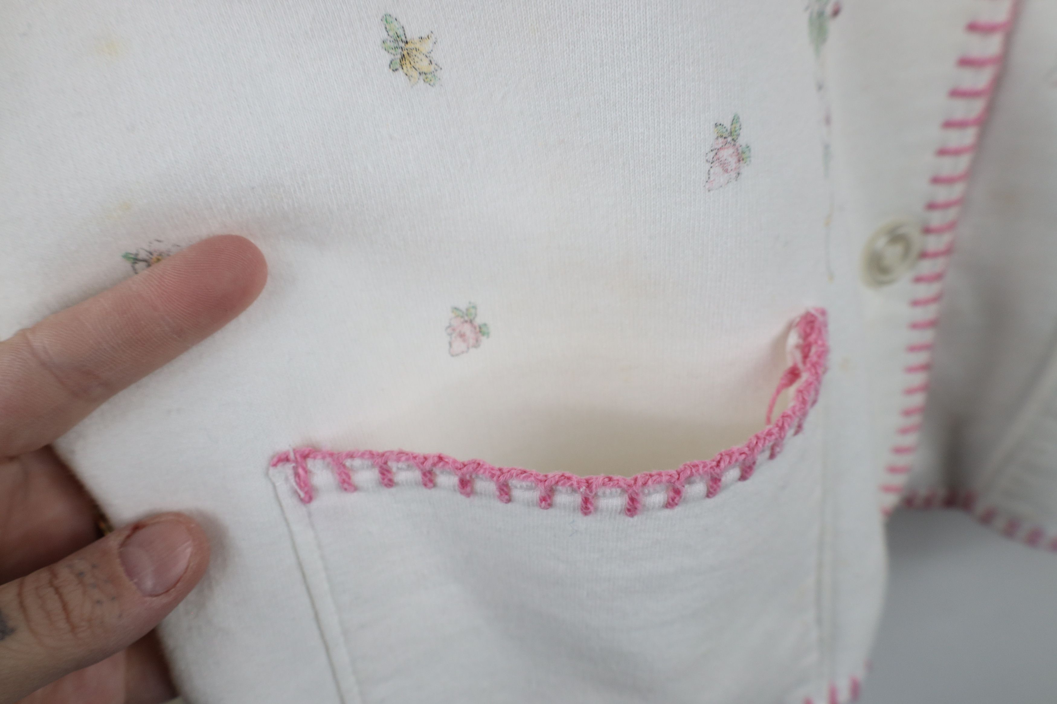 Vintage Vintage 90s Streetwear Over Print Cardigan Sweatshirt USA Size L / US 10 / IT 46 - 6 Thumbnail