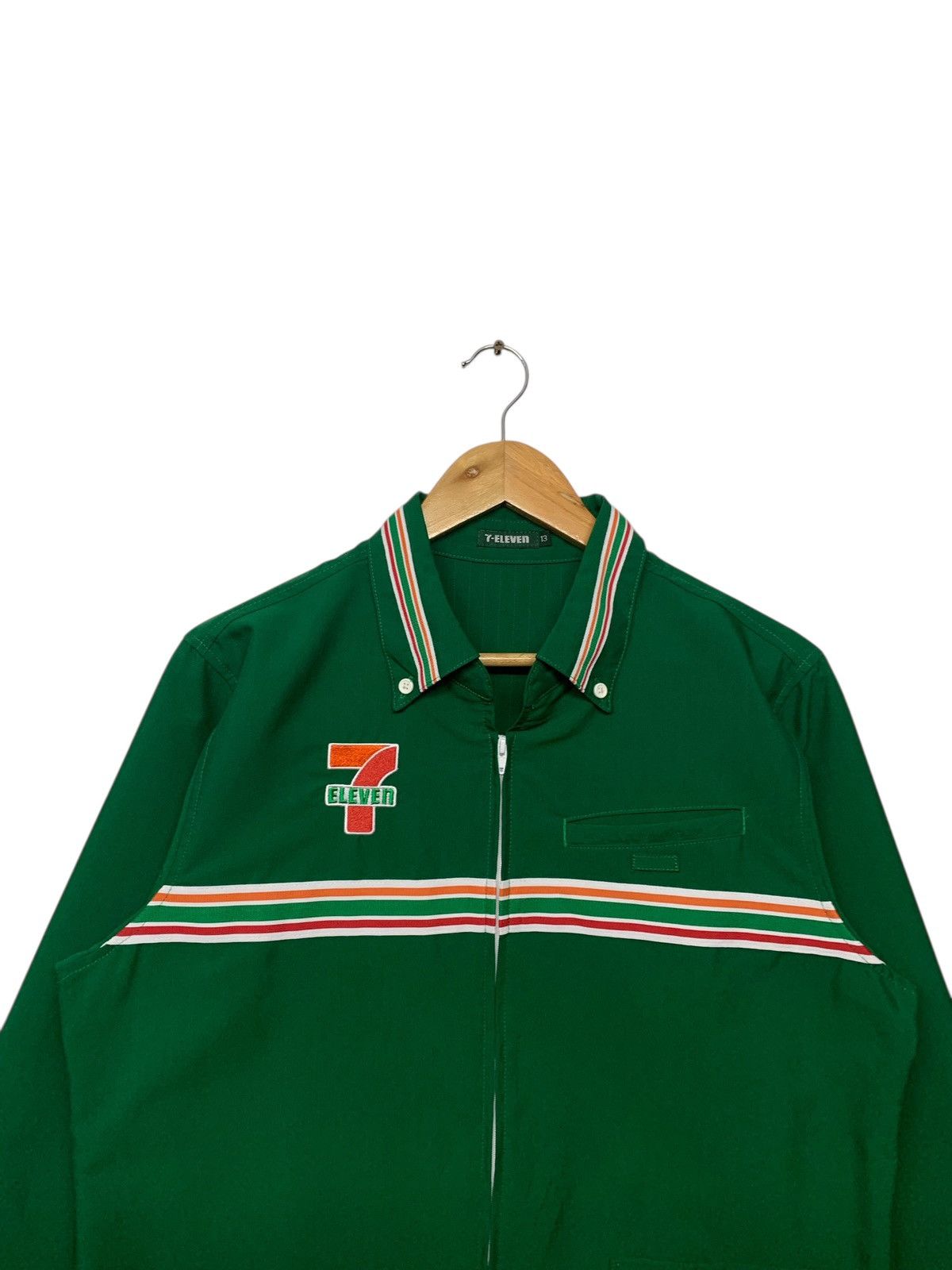 Japanese Brand Vintage 7-e Eleven Embroidered Big Logo Worker Jacket Size US M / EU 48-50 / 2 - 4 Thumbnail