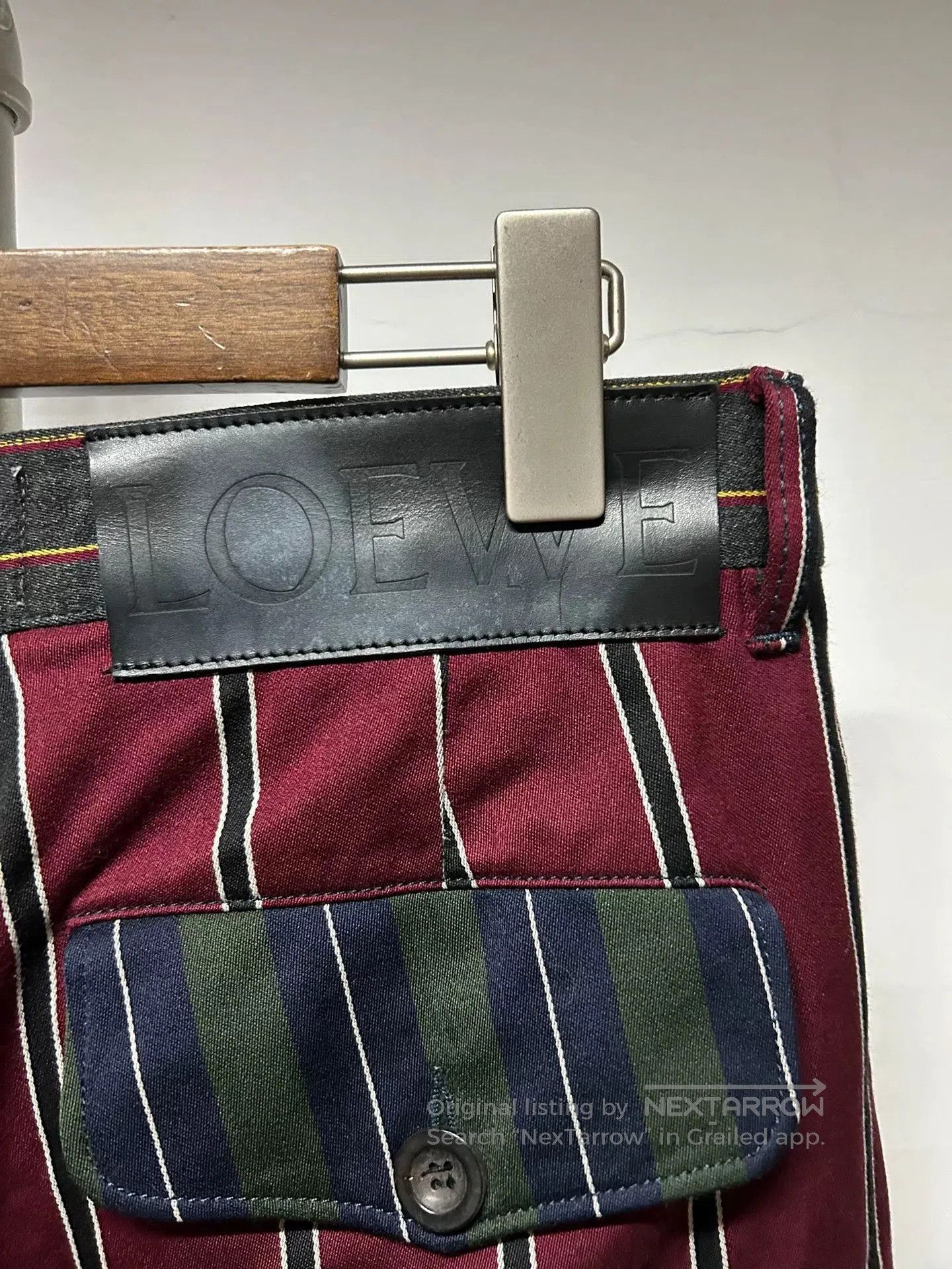 Loewe Loewe Patchwork Stripe Cargo Pants. Size US 32 / EU 48 - 5 Thumbnail