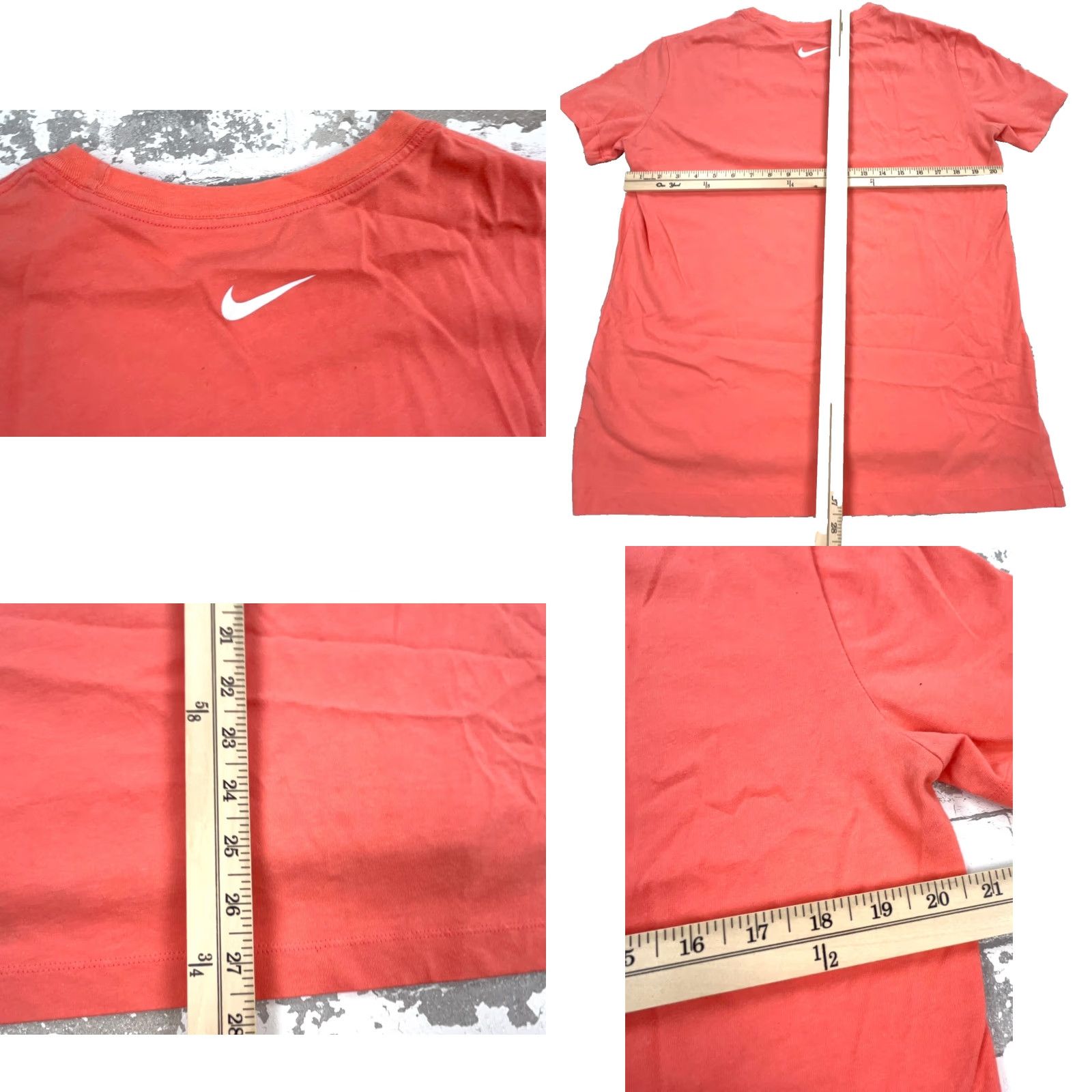 Nike Nike Shirt Women Large Pink White Tee Dri Fit Athletic Crew Neck Short Sleeve Casual Shirt Ladies 90s Retro Sports Basic Athletic Womens Size L / US 10 / IT 46 - 8 Thumbnail