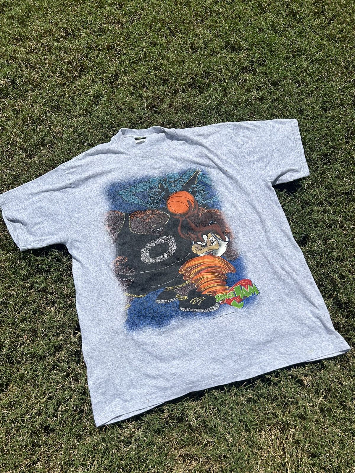 Cartoon Network × Vintage Vintage Super Rare 1996 Space Jam Looney Tunes Movie Promo Size US XL / EU 56 / 4 - 2 Thumbnail