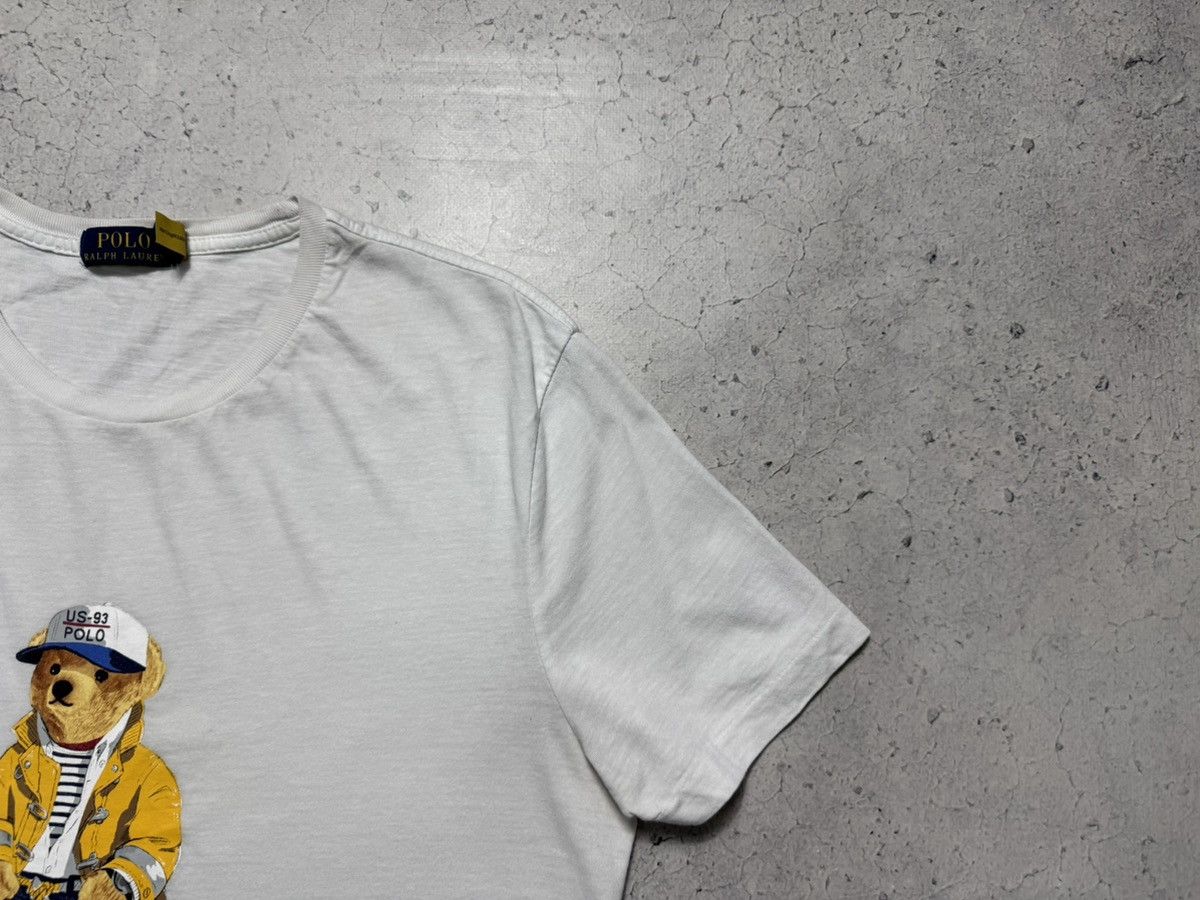 Polo Ralph Lauren Polo Ralph Lauren Bear T-Shirt Big Logo Size M White Luxury Size US M / EU 48-50 / 2 - 2 Thumbnail