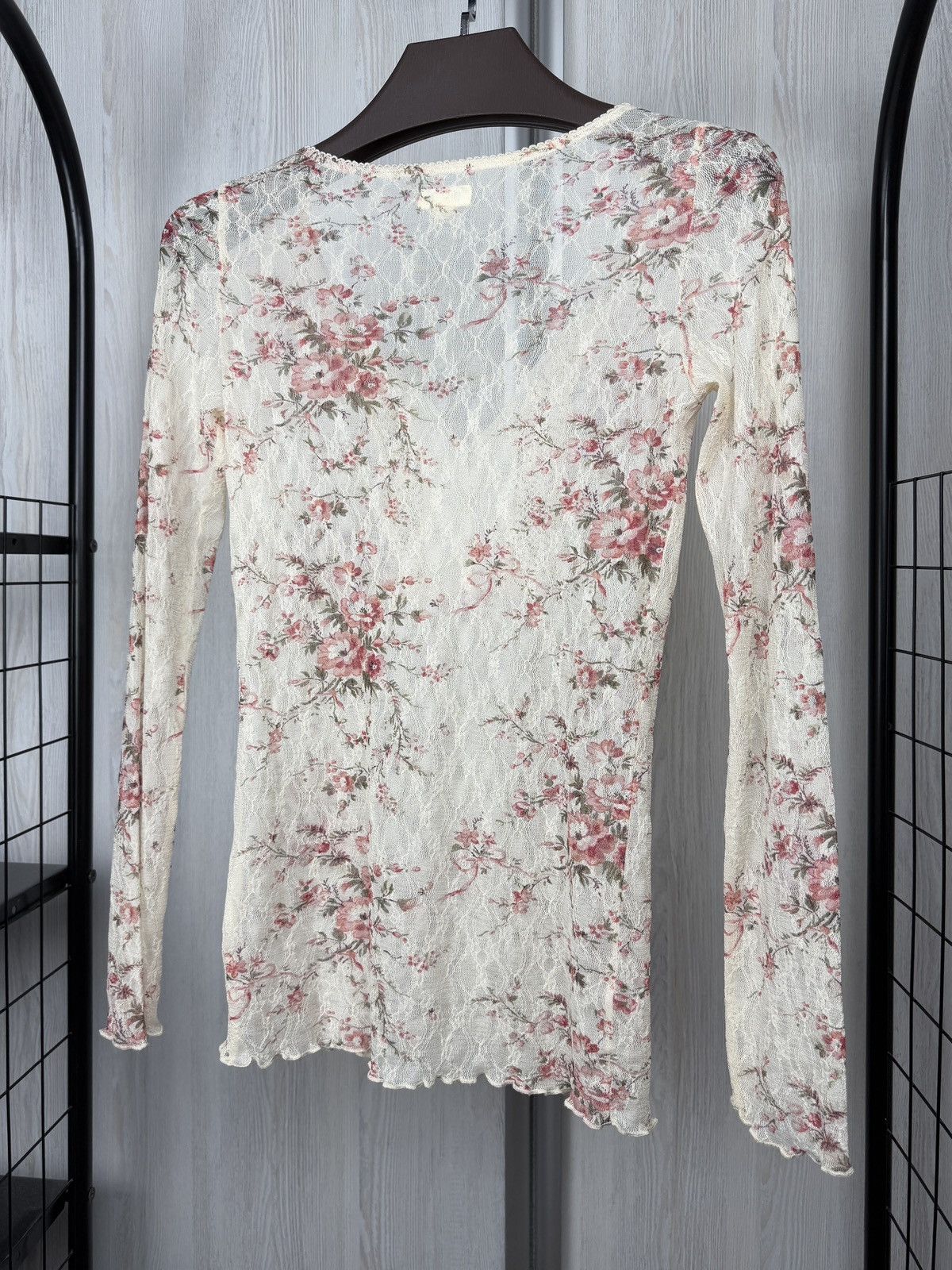 Denim & Supply Ralph Lauren Denim & Supply Ralph Lauren Women’s Mesh Top Floral Lace M Size M / US 6-8 / IT 42-44 - 8 Thumbnail