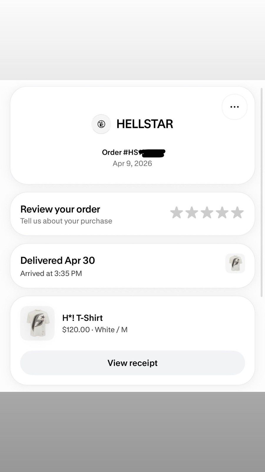 HELLSTAR Hellstar H*! Graphic T-Shirt Size US M / EU 48-50 / 2 - 10 Thumbnail