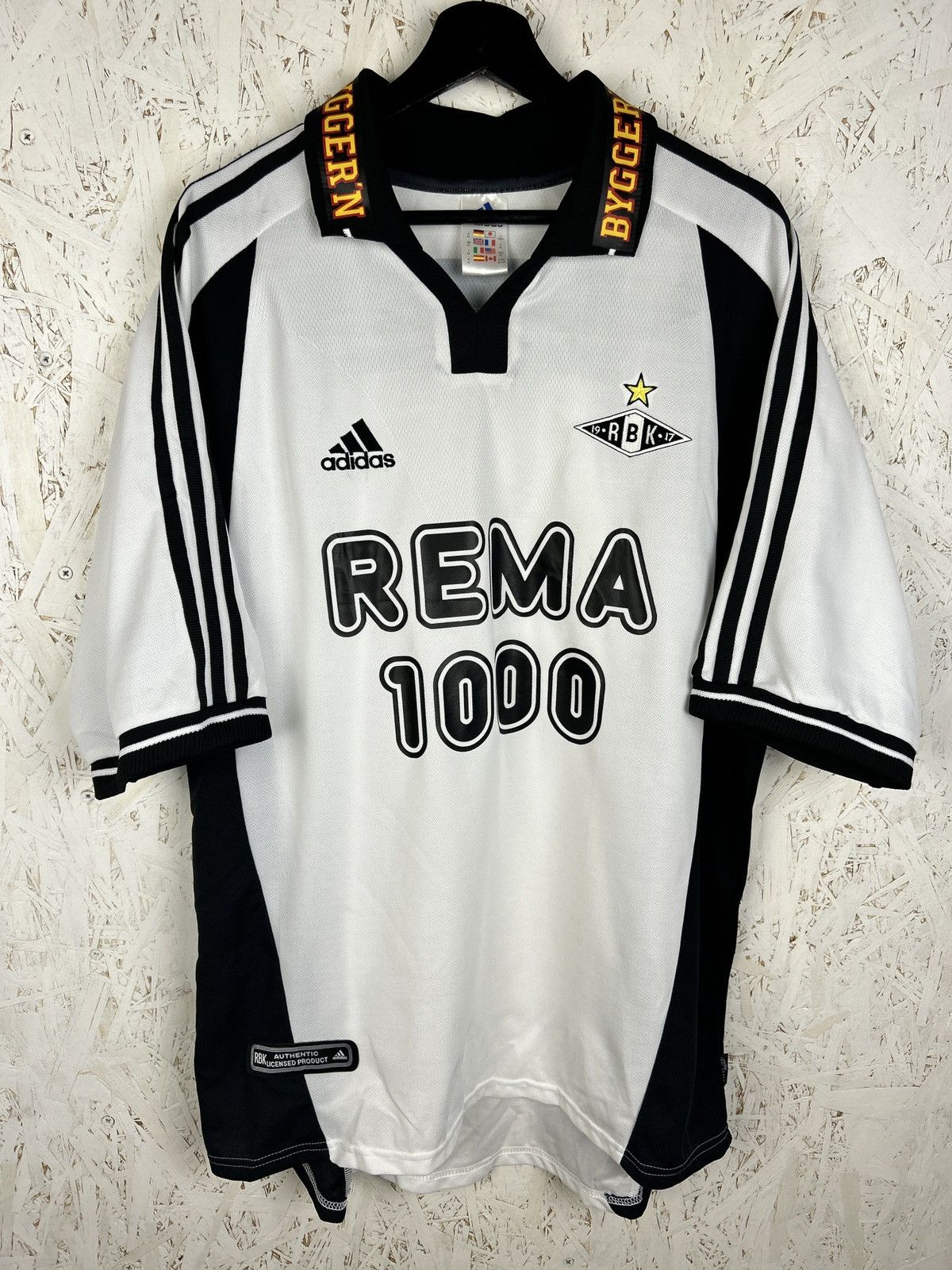 Adidas 00s Adidas Rosenborg BK 2001/02 Home Kit Soccer Jersey XL Size US XL / EU 56 / 4 - 1 Thumbnail