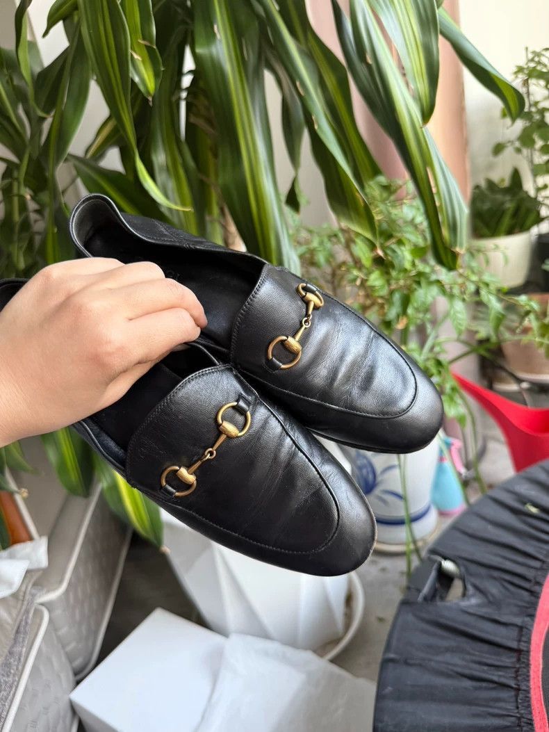 Gucci Gucci SlipOn Loafers in Black Size 37.5-2505 Size US 7.5 / EU 40-41 - 3 Thumbnail