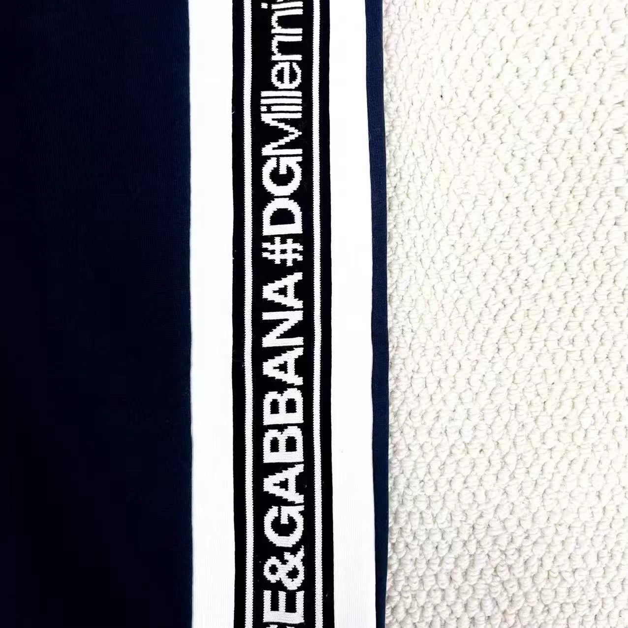 Dolce & Gabbana D&G Black Side Logo Track Pants 44 Size US 35 - 4 Thumbnail