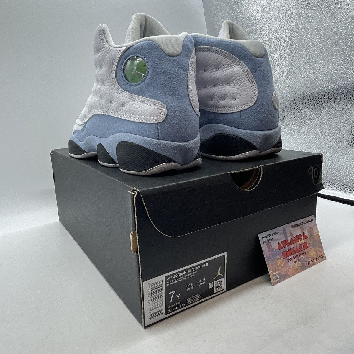 Jordan Brand Air Jordan 13 blue grey Size US 7 / IT 37 - 4 Thumbnail