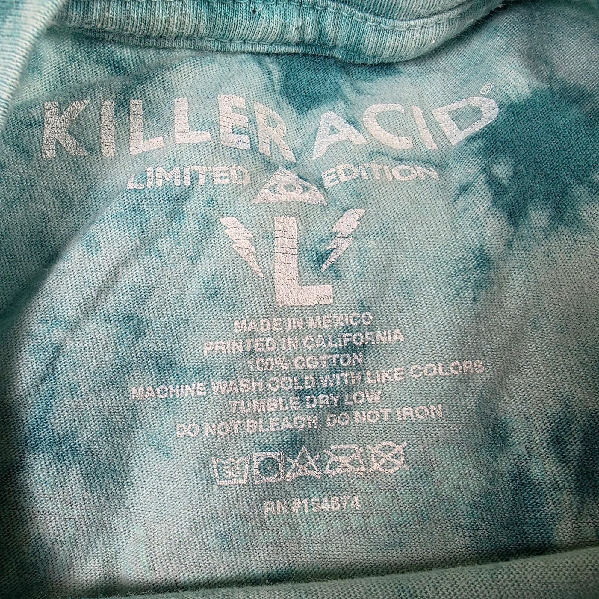 Killer Acid Killer Acid Limited Edition Large Spookhouse T Shirt Tie Dye Size US L / EU 52-54 / 3 - 4 Thumbnail
