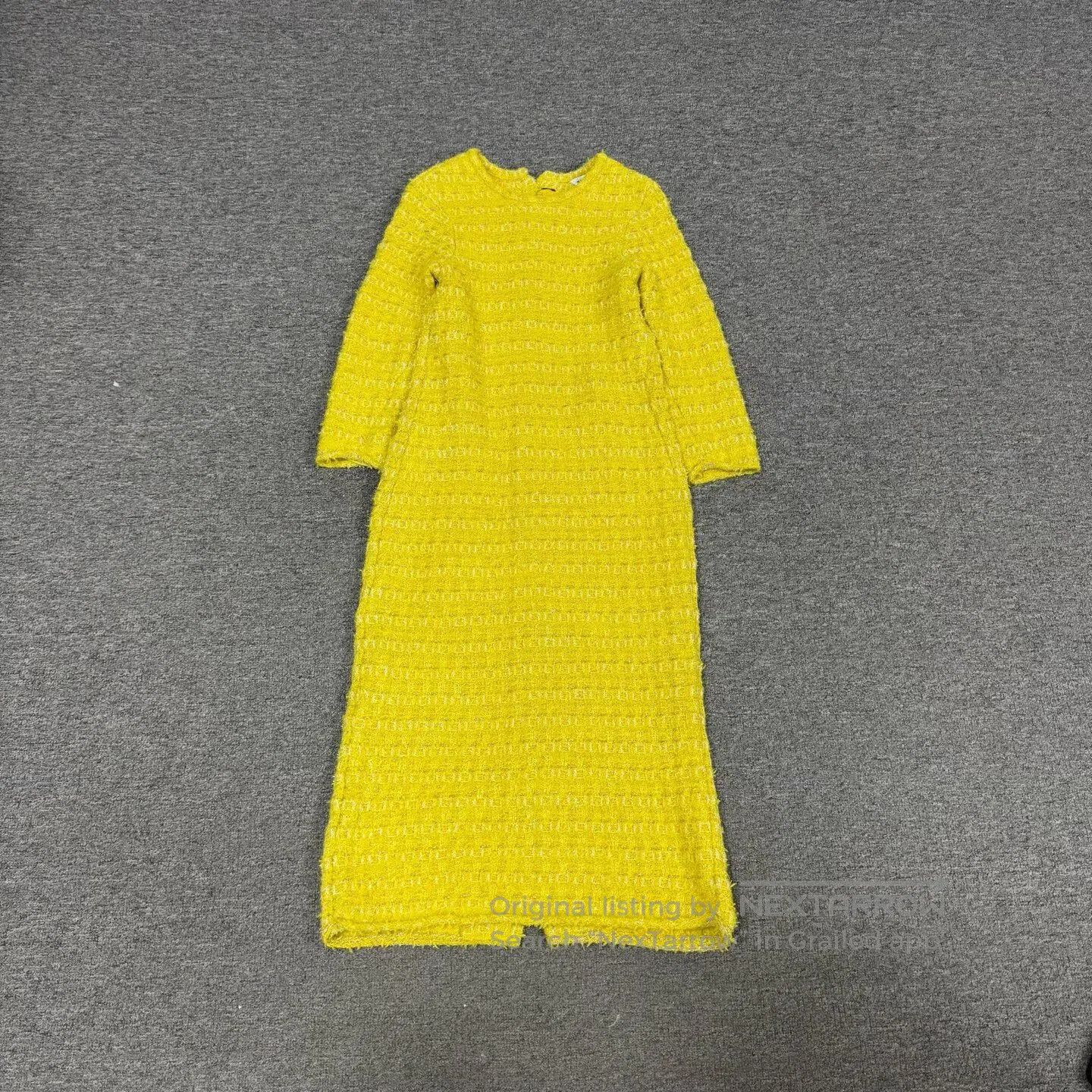 Balenciaga Balenciaga Runway Reversible Tweed Dress. Size S / US 4 / IT 40 - 1 Thumbnail