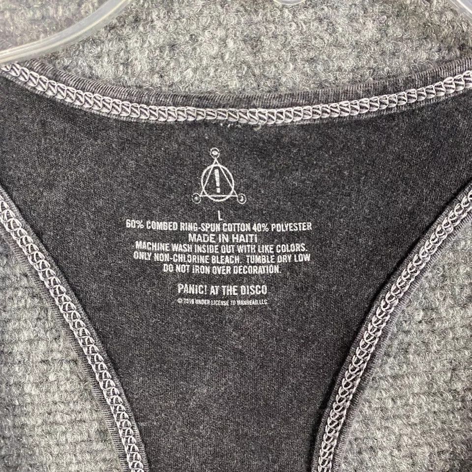 Other Panic at The Disco Tank Top Women's Large Cotton Blend L Size L / US 10 / IT 46 - 3 Thumbnail