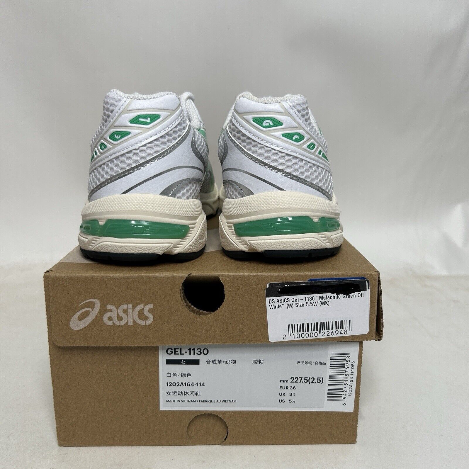 Asics ASICS Gel-1130 “White Malachite Green” 2024 Size US 5.5 / IT 35.5 - 4 Thumbnail