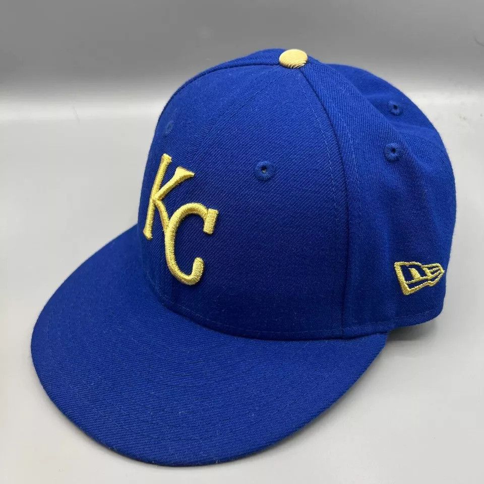 New Era Kansas City Royals Hat Men 59Fifty New Era MLB Fitted Cap Size ONE SIZE - 2 Thumbnail