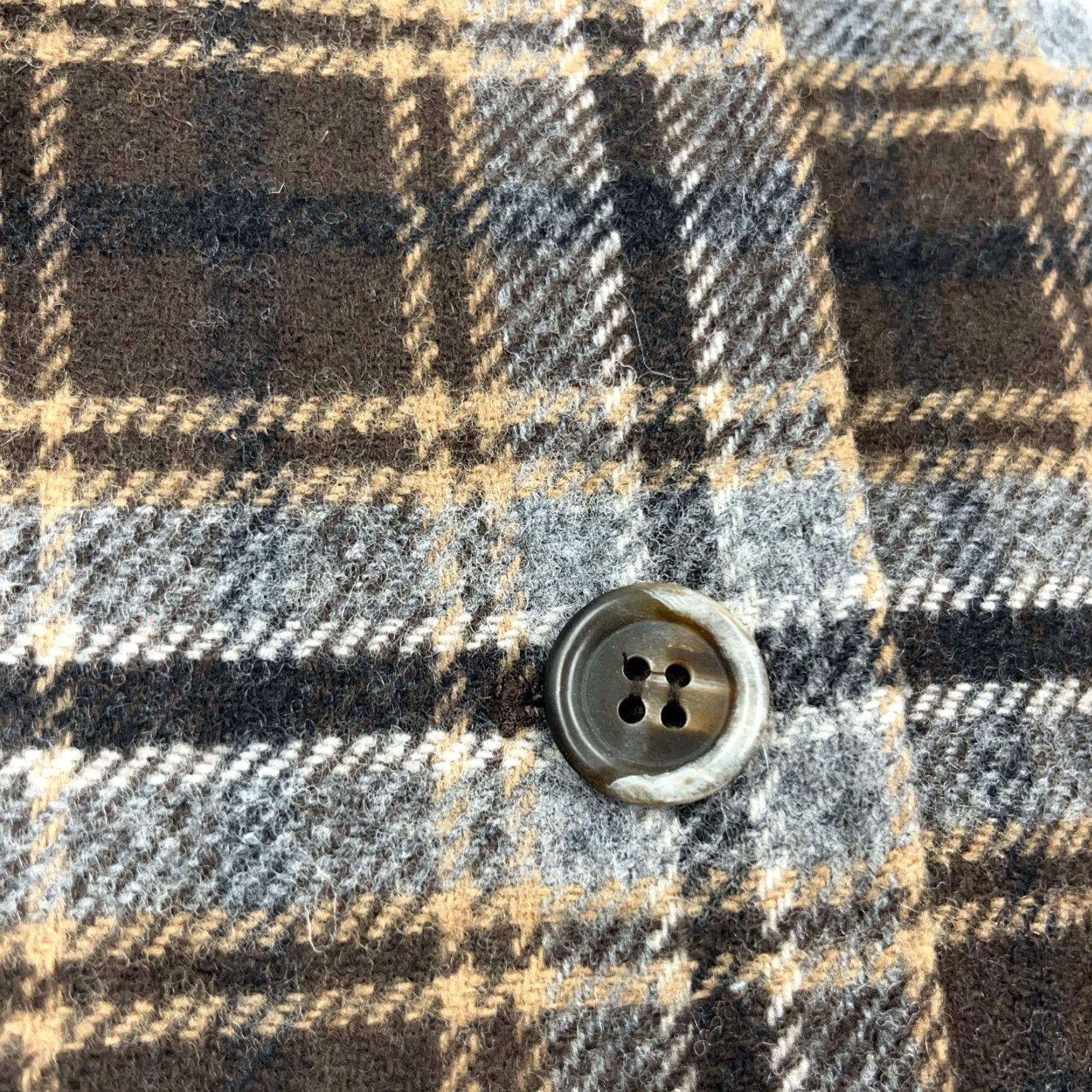 Pendleton VINTAGE Pendleton Women's Wool Blazer Jacket Long Sleeve Plaid Tartan Tweed Fall Winter XL Brown Size XL / US 12-14 / IT 48-50 - 6 Thumbnail