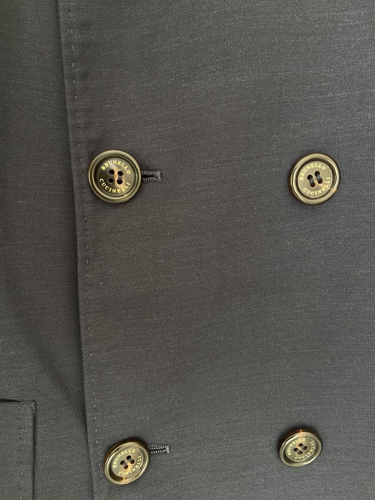 Brunello Cucinelli Brunello Cucinelli Double Breasted Blazer Size 40R - 5 Thumbnail