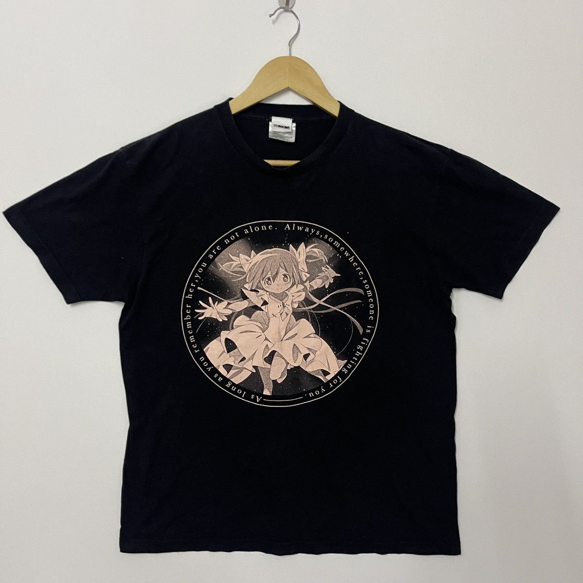 Anime × Vintage Magical Girl Anime Graphic Tee Black Cotton Size US L / EU 52-54 / 3 - 1 Thumbnail
