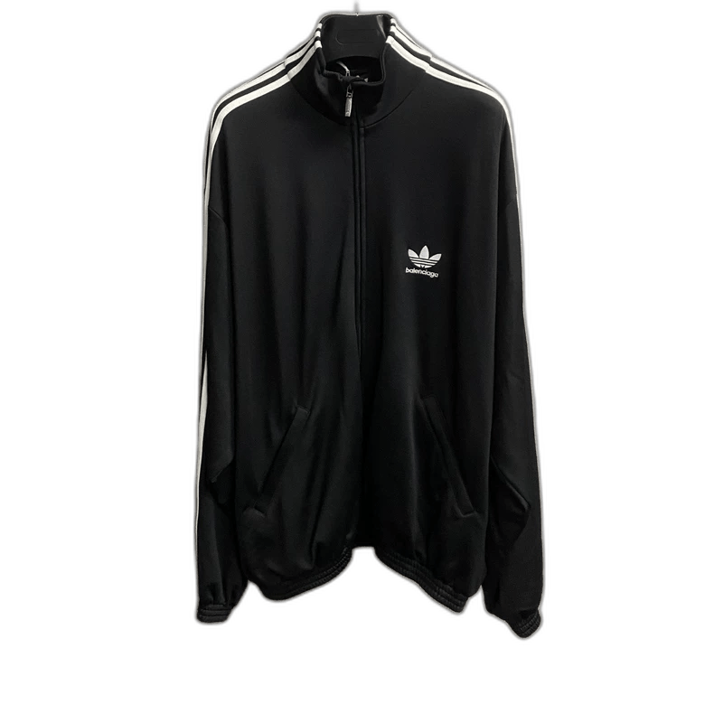 Balenciaga Balenciaga Adidas Black Embroidery Jacket Size US L / EU 52-54 / 3 - 1 Thumbnail