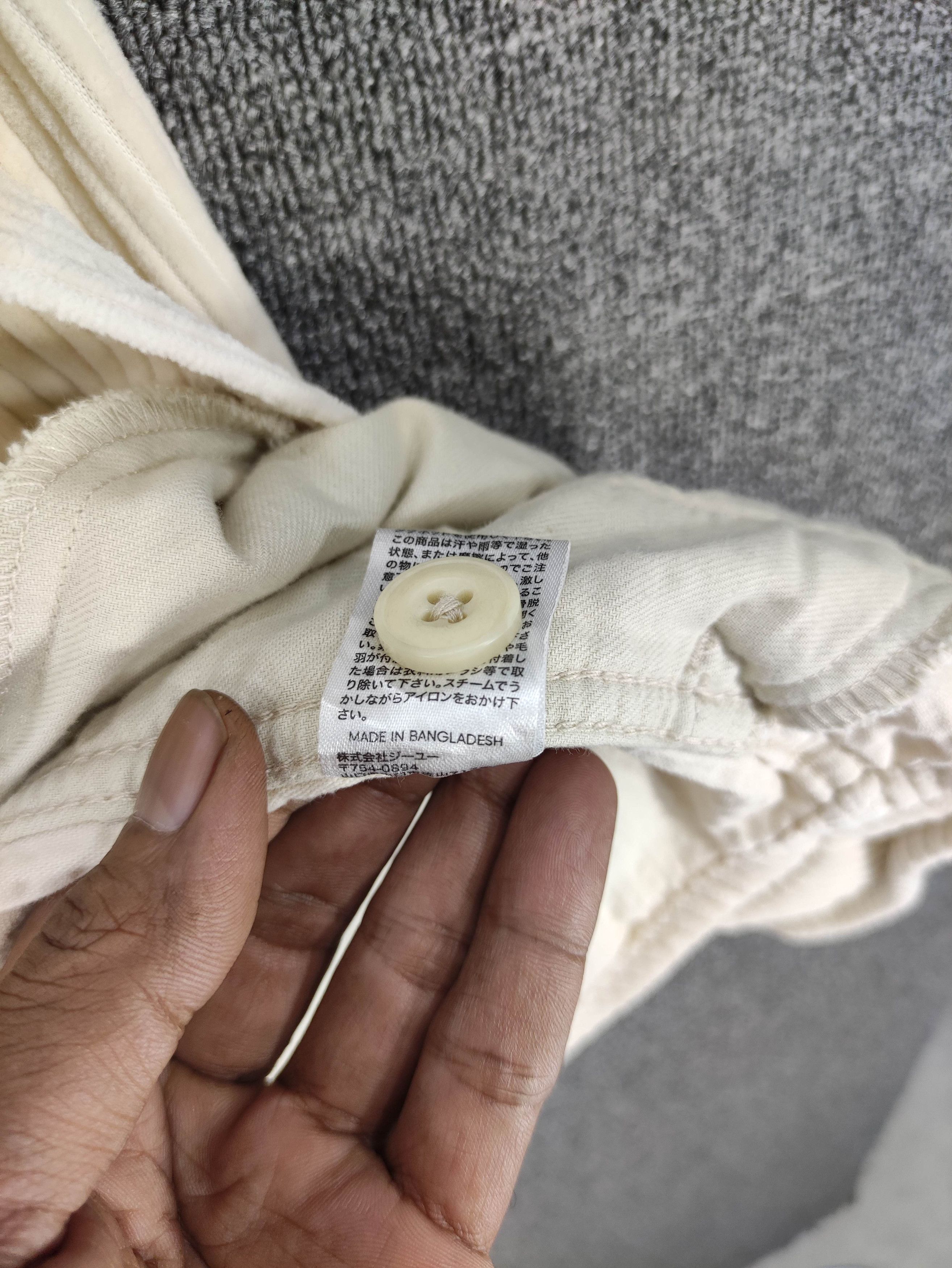 GU Vintage Gu Corduroy Jacket Shirt Button Up Size S / US 4 / IT 40 - 7 Thumbnail
