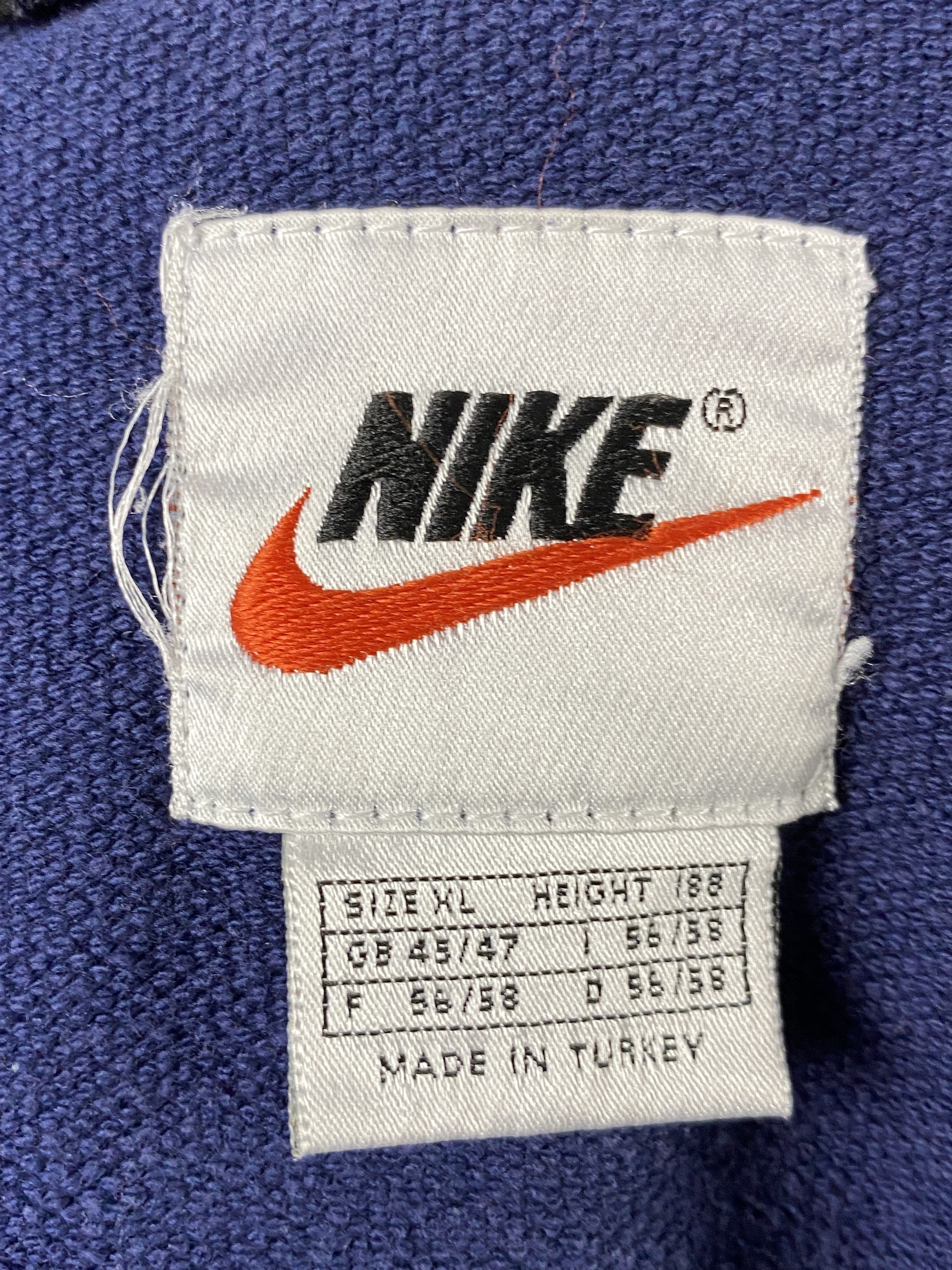 Nike × Vintage 90s Nike Vintage Men's Zip Hoodie - XL Size US XL / EU 56 / 4 - 5 Thumbnail