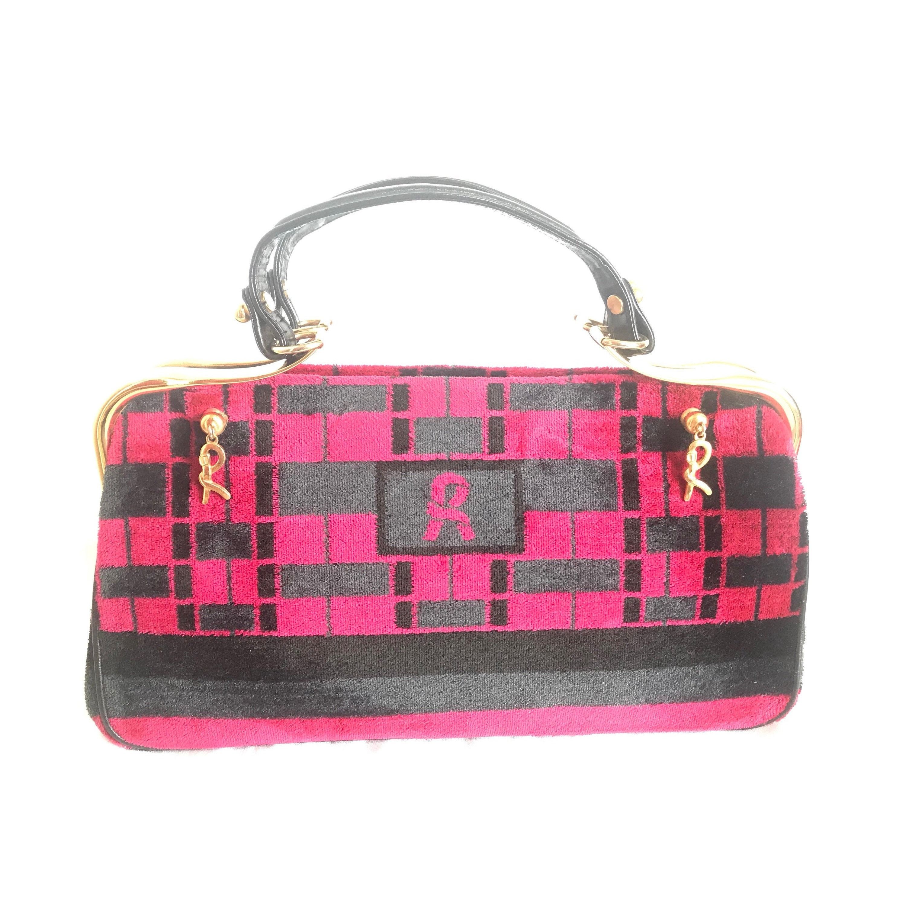 Roberta di Camerino Vintage Roberta di Camerino red, black geometric handbag Size ONE SIZE - 2 Thumbnail