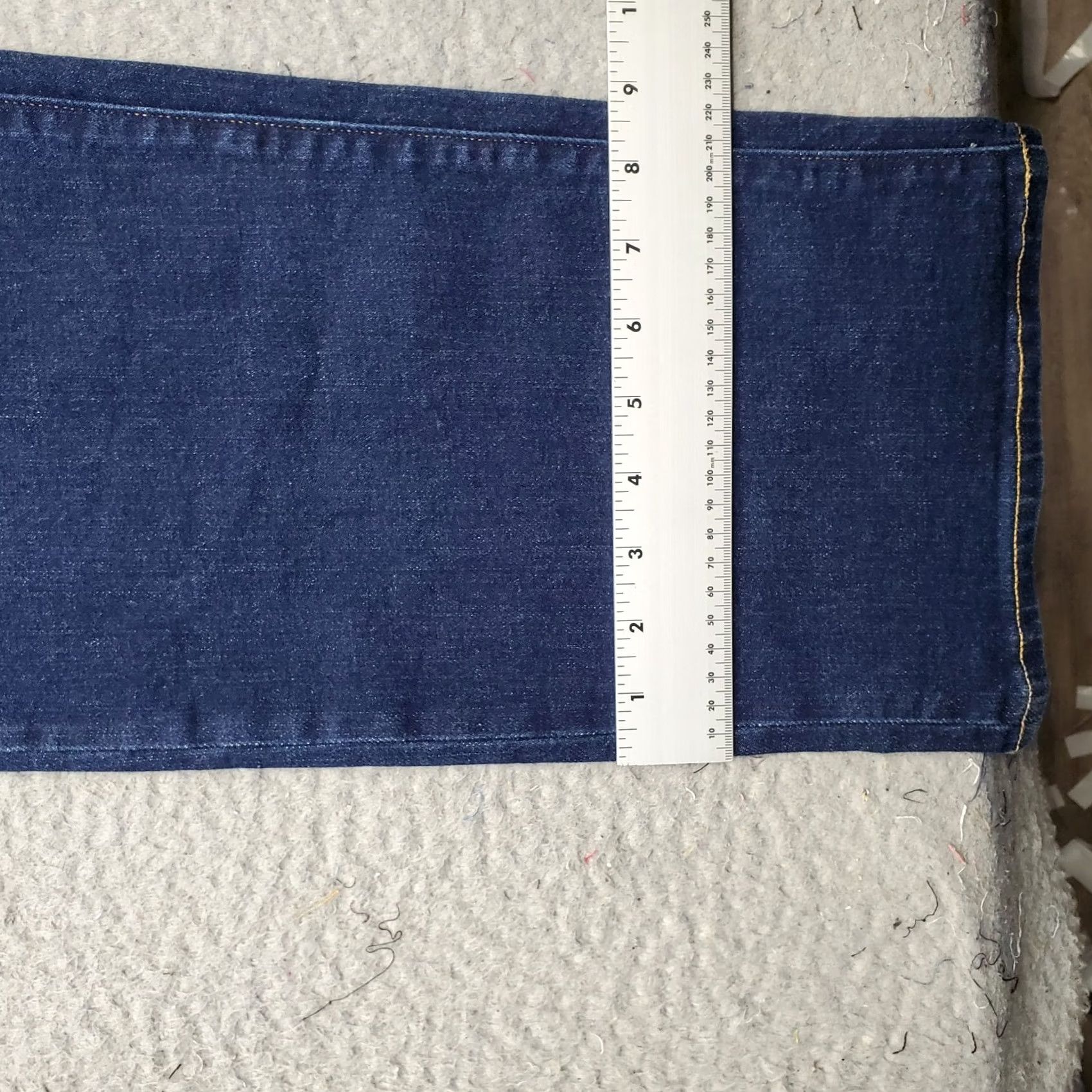 Vintage Mutual Weave Jeans Mens Blue Denim Stretch Faded Athletic Fit Tapered Leg 40x36 Size US 40 / EU 56 - 4 Thumbnail