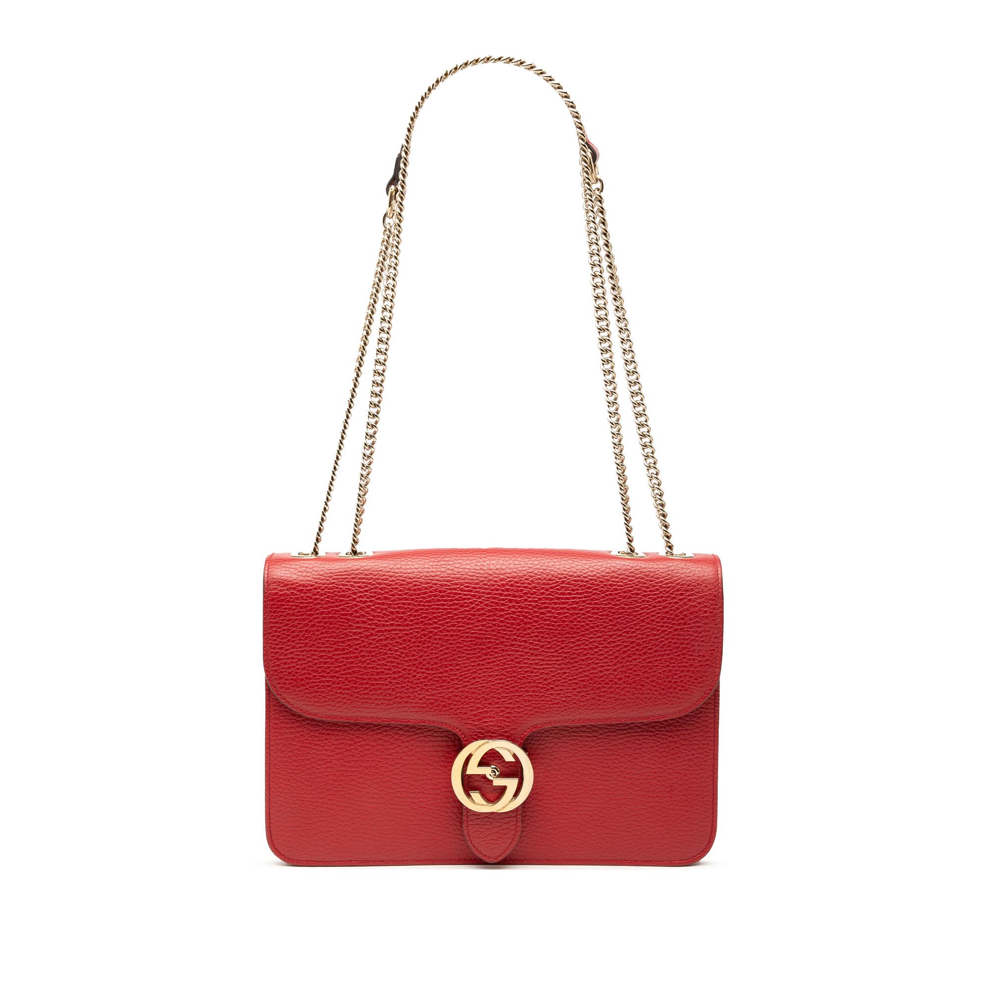 Gucci Gucci Medium Dollar Calfskin Interlocking G Crossbody Size ONE SIZE - 1 Thumbnail